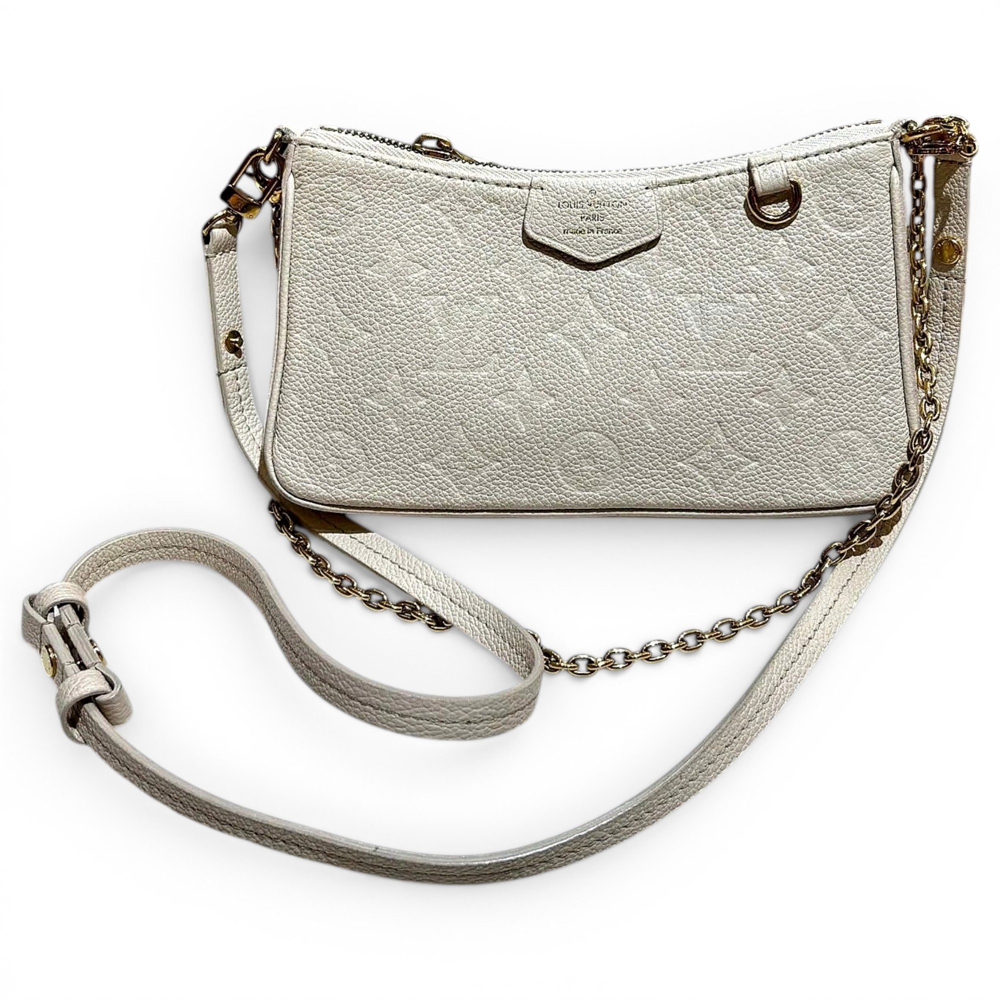 Easy Pouch On Strap leather handbag