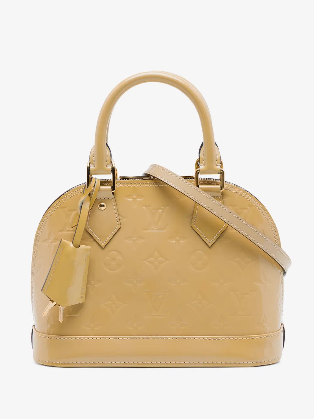 2015 Monogram Vernis Alma BB satchel