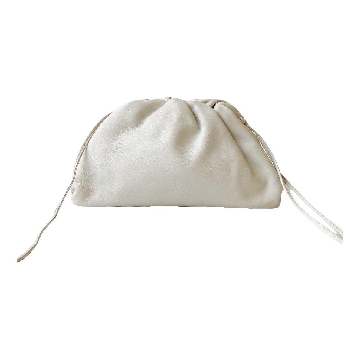 Pouch leather handbag