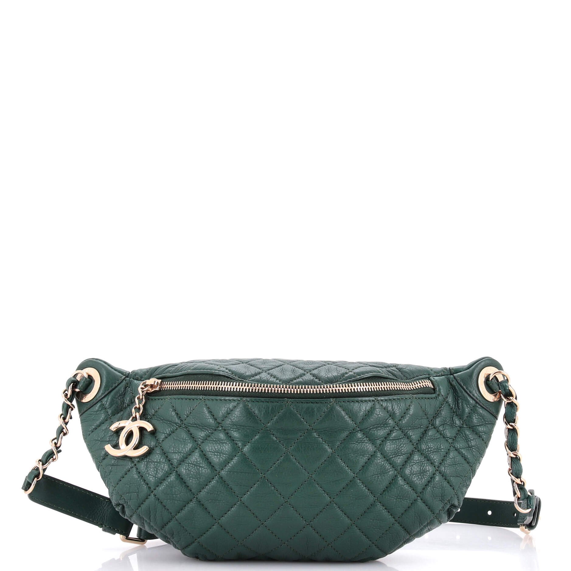 Banane Waist Bag Quilted Leather
