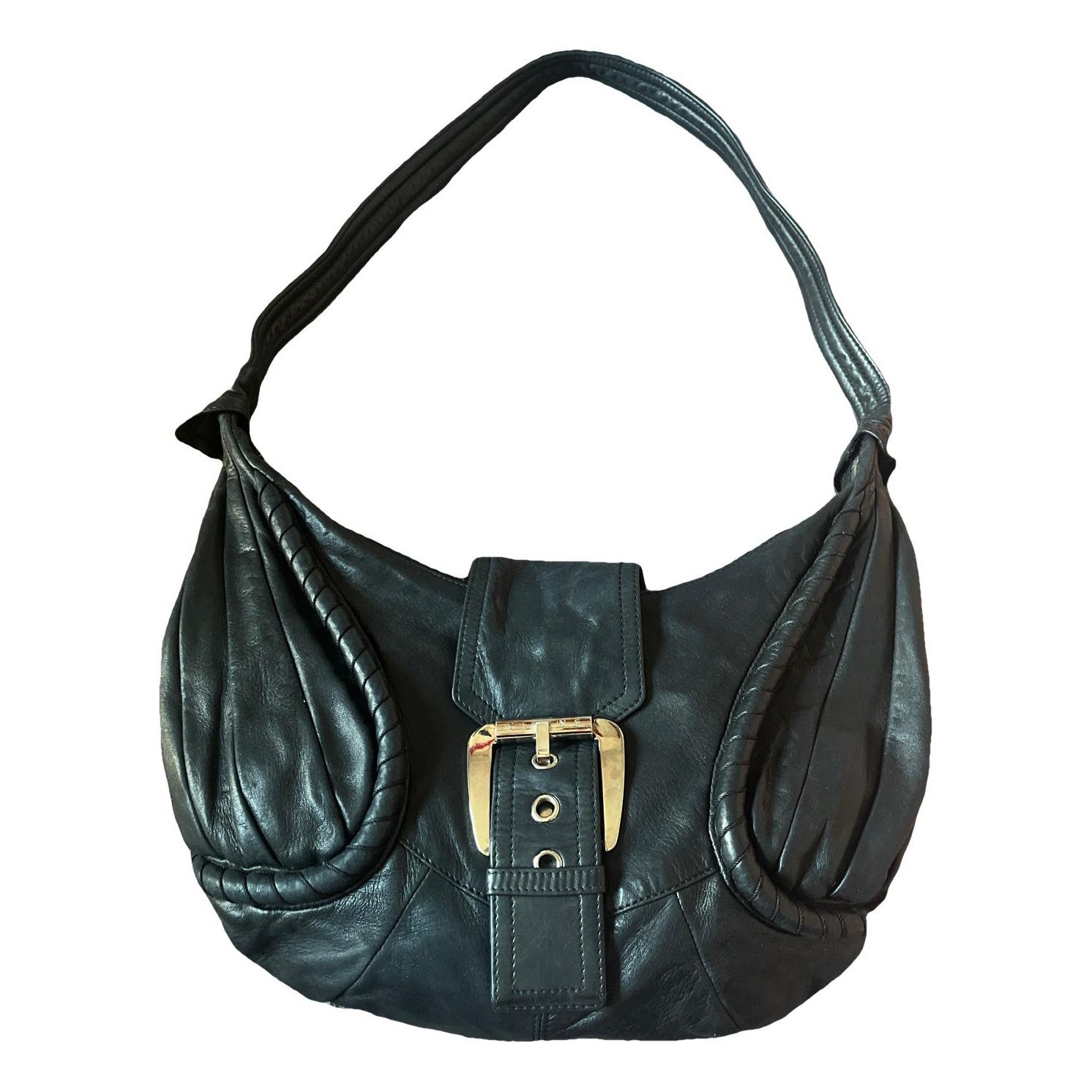 Hobo leather handbag