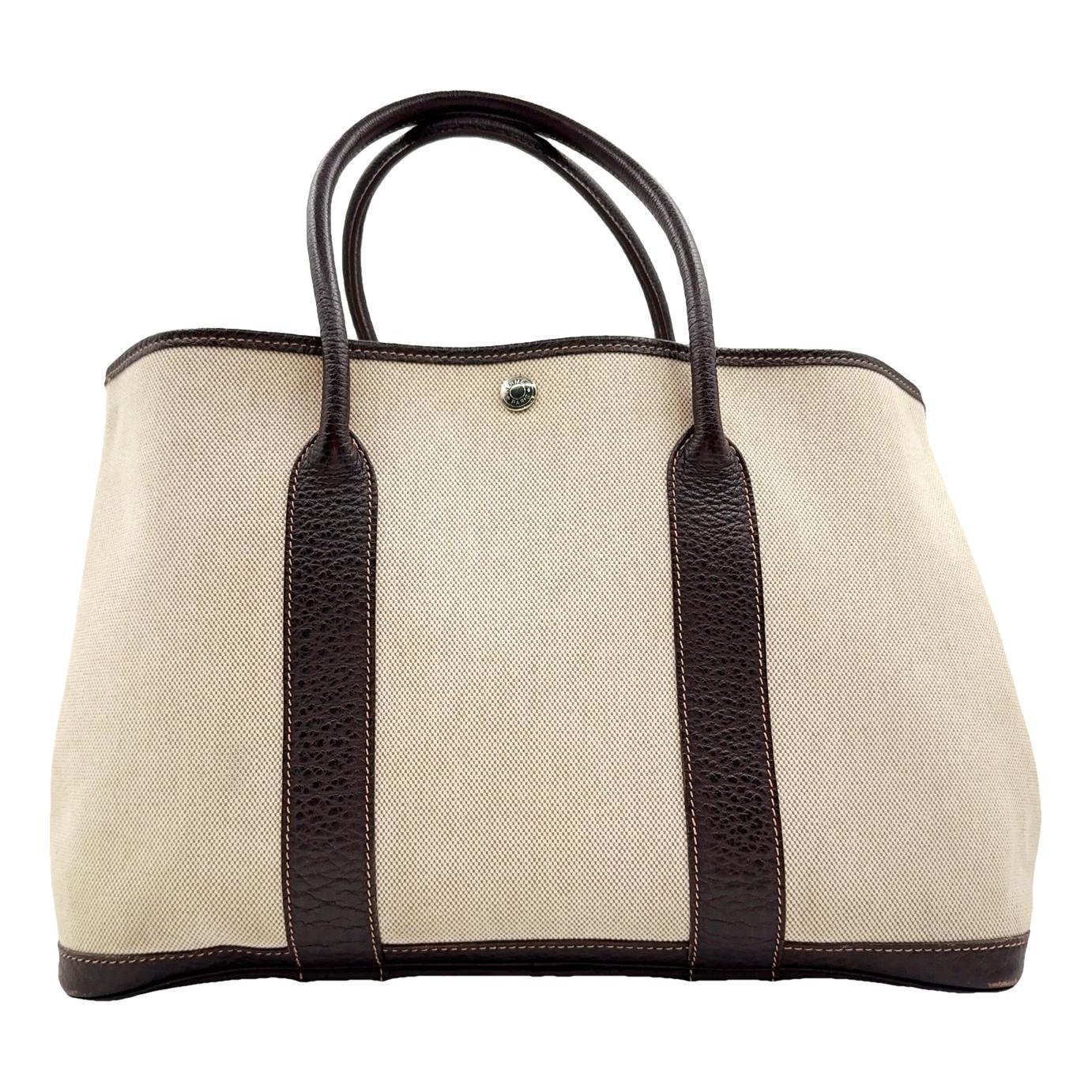 Garden Party leather handbag