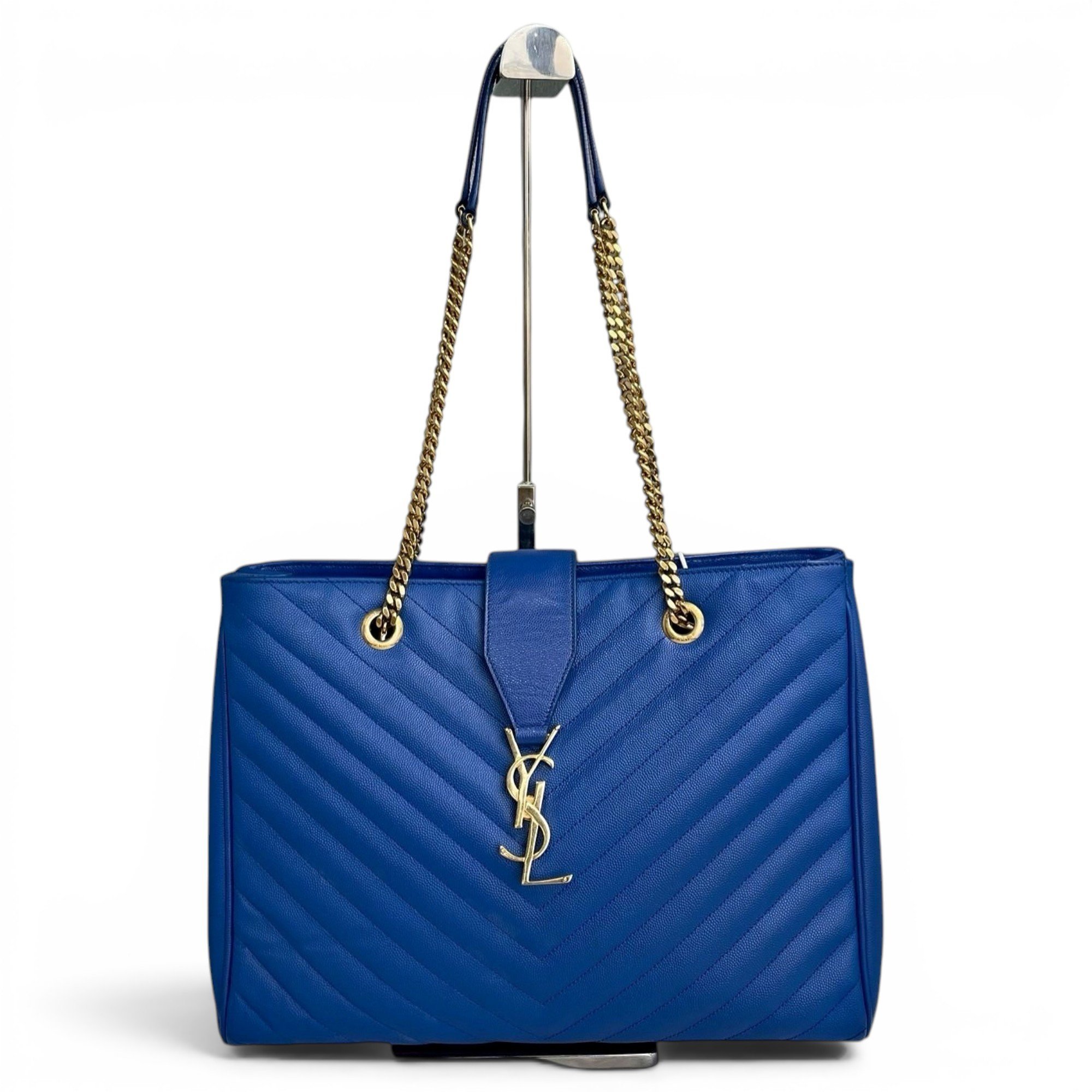 Shopping monogramme leather handbag