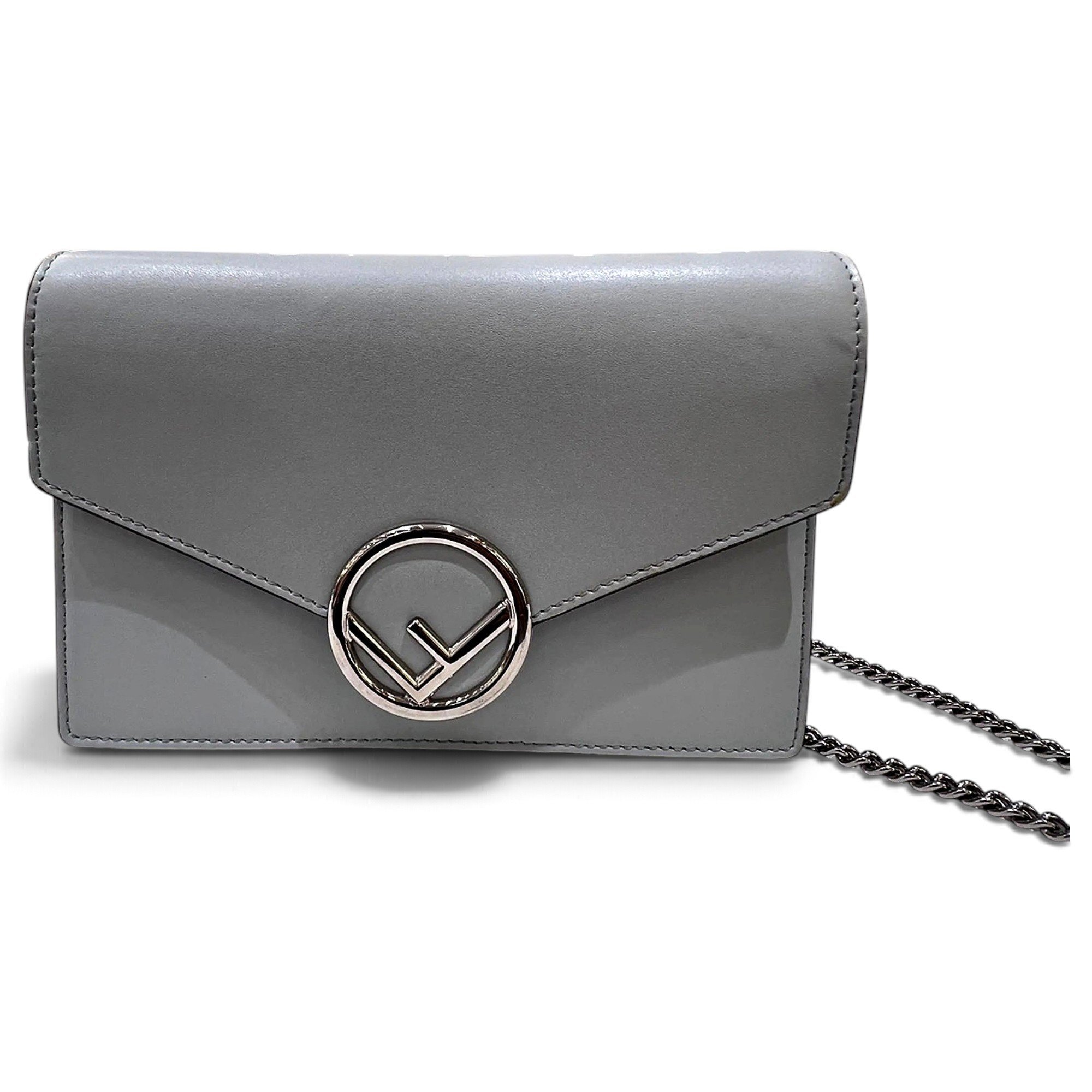 Wallet On Chain leather crossbody bag
