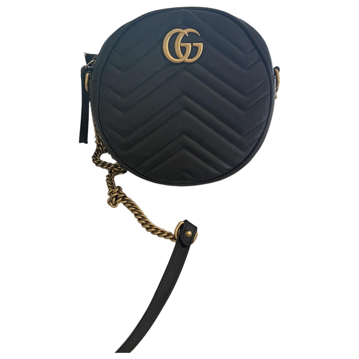 GG Marmont Circle leather crossbody bag