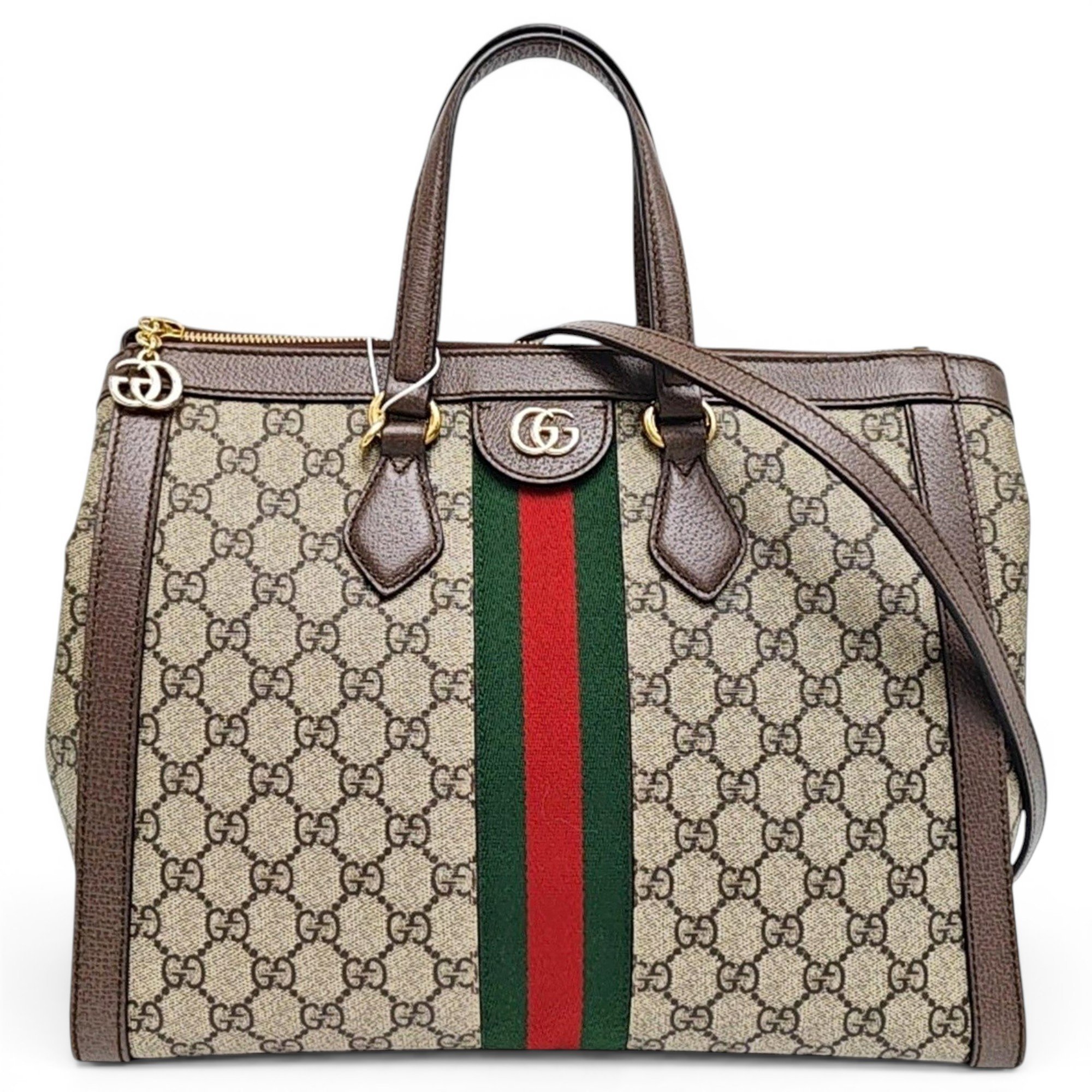 Ophidia leather handbag