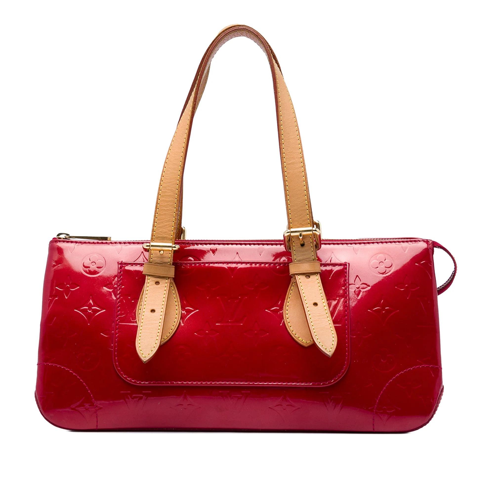 Rosewood leather handbag