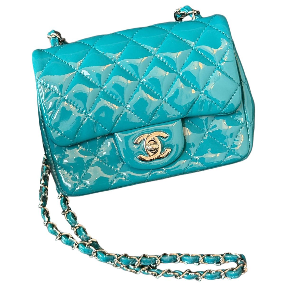 Timeless/Classique patent leather handbag