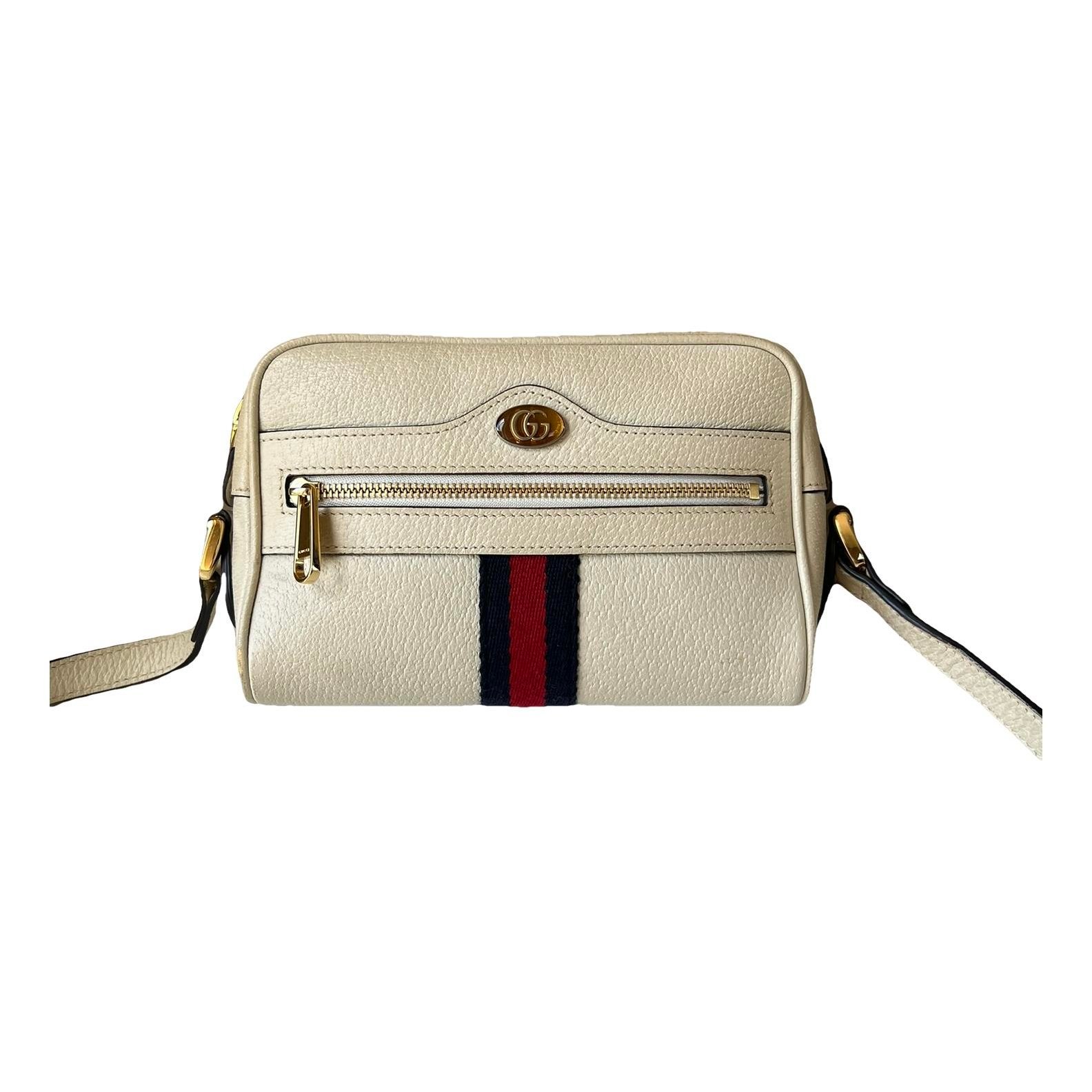 Ophidia leather crossbody bag