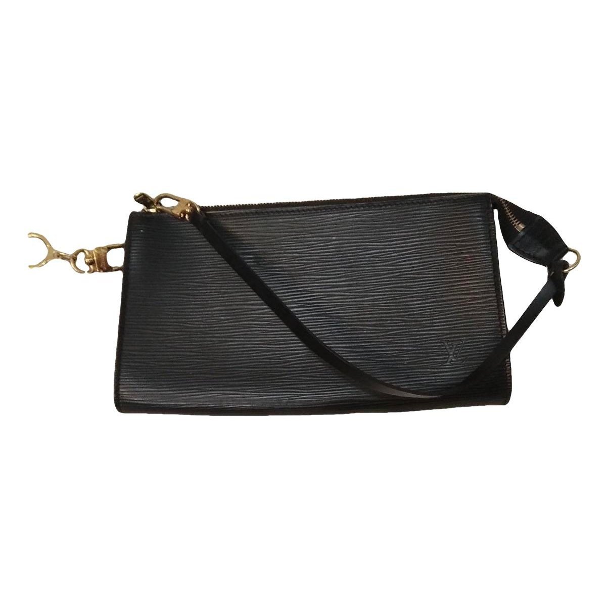 Honfleur leather clutch bag