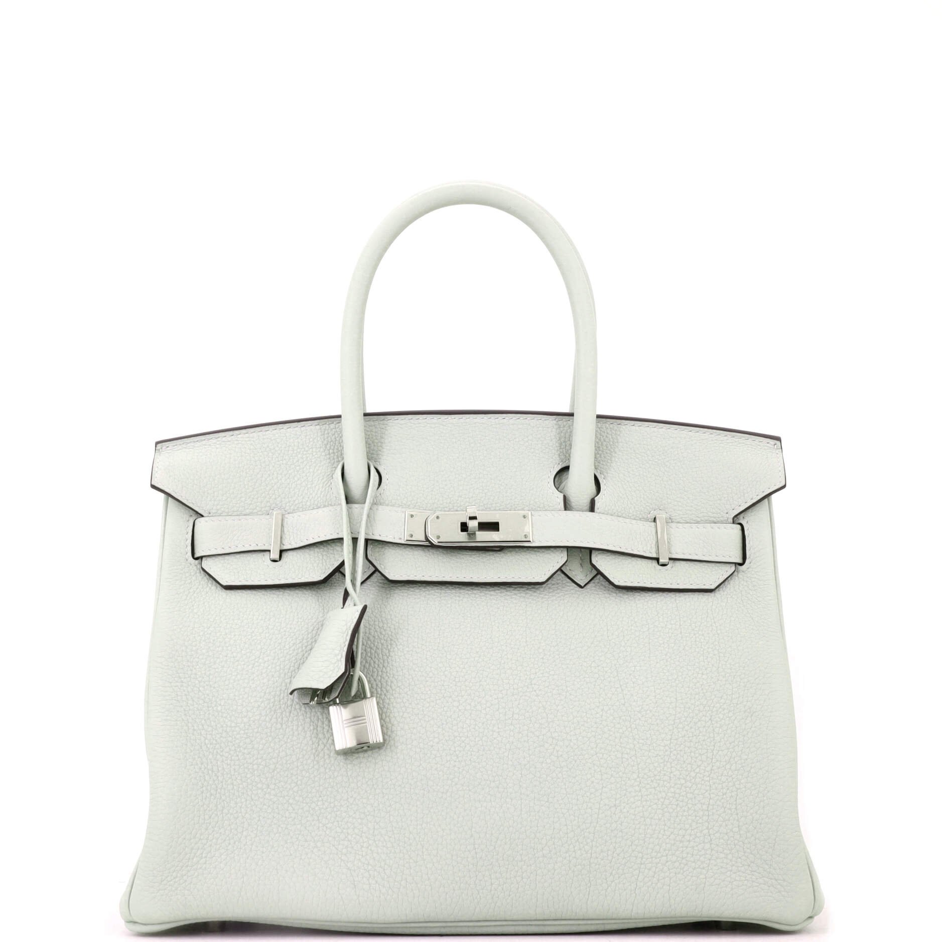 Birkin Handbag Grey Togo with Palladium Hardware 30
