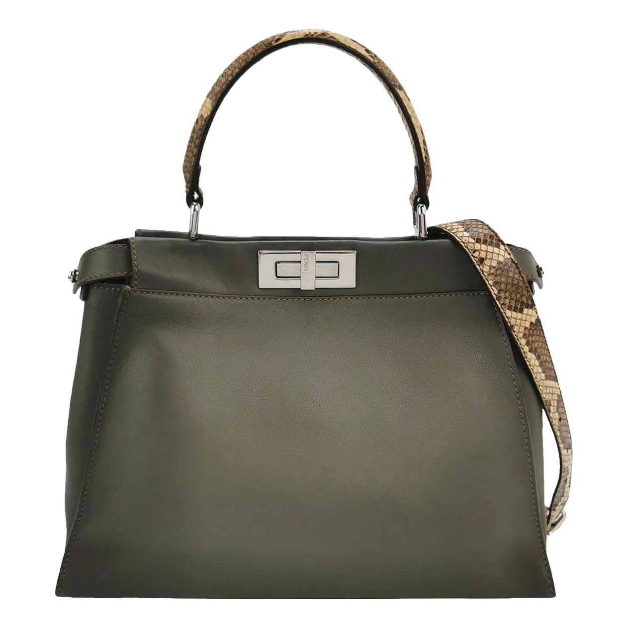 Peekaboo leather handbag