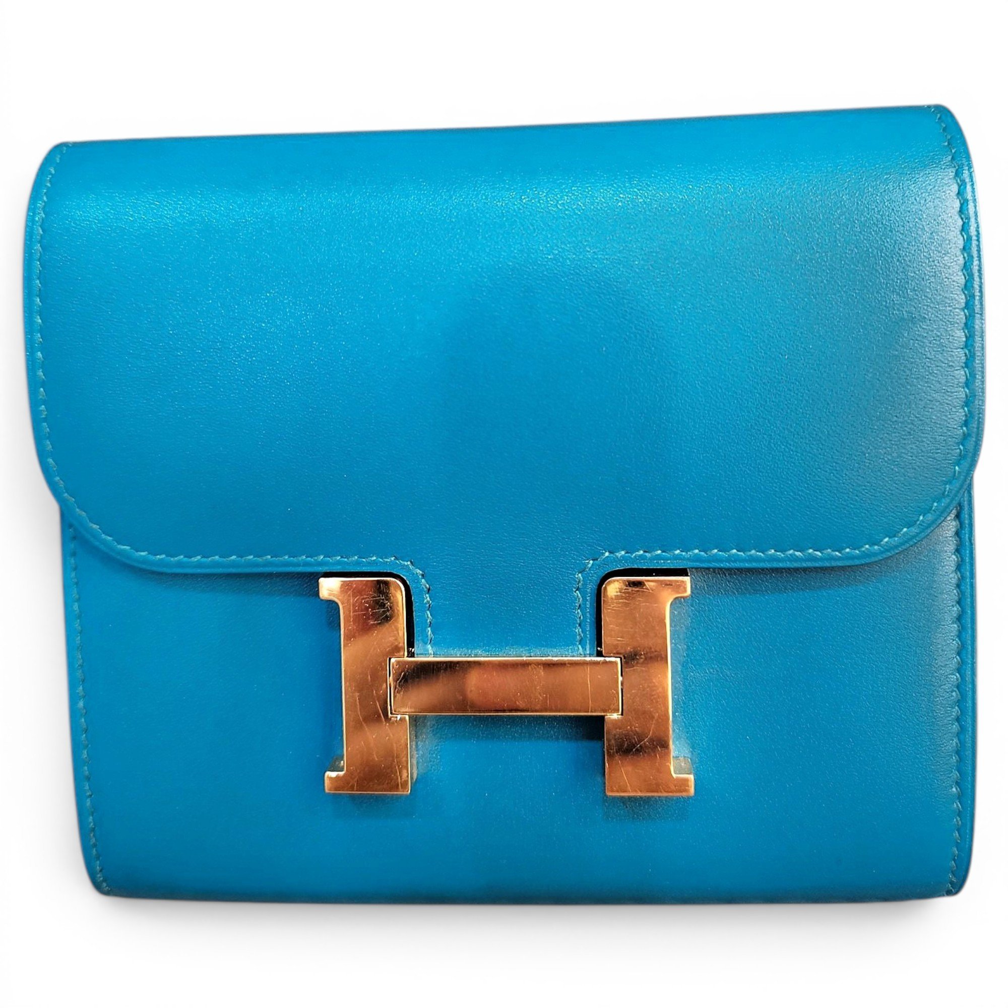 Constance leather clutch bag