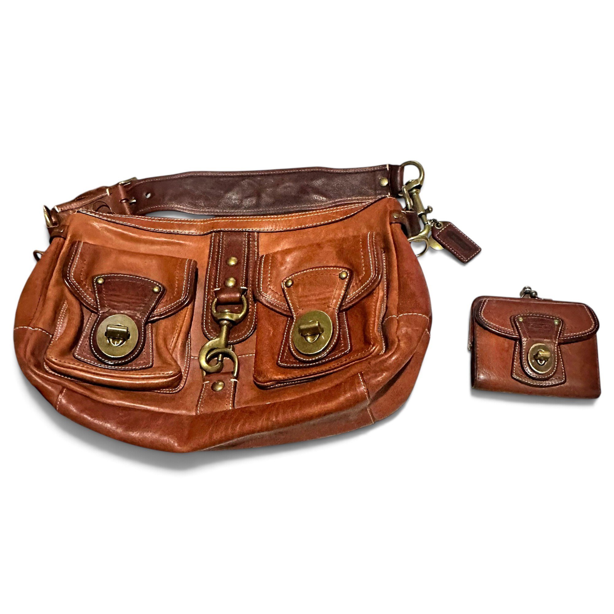 Leather handbag