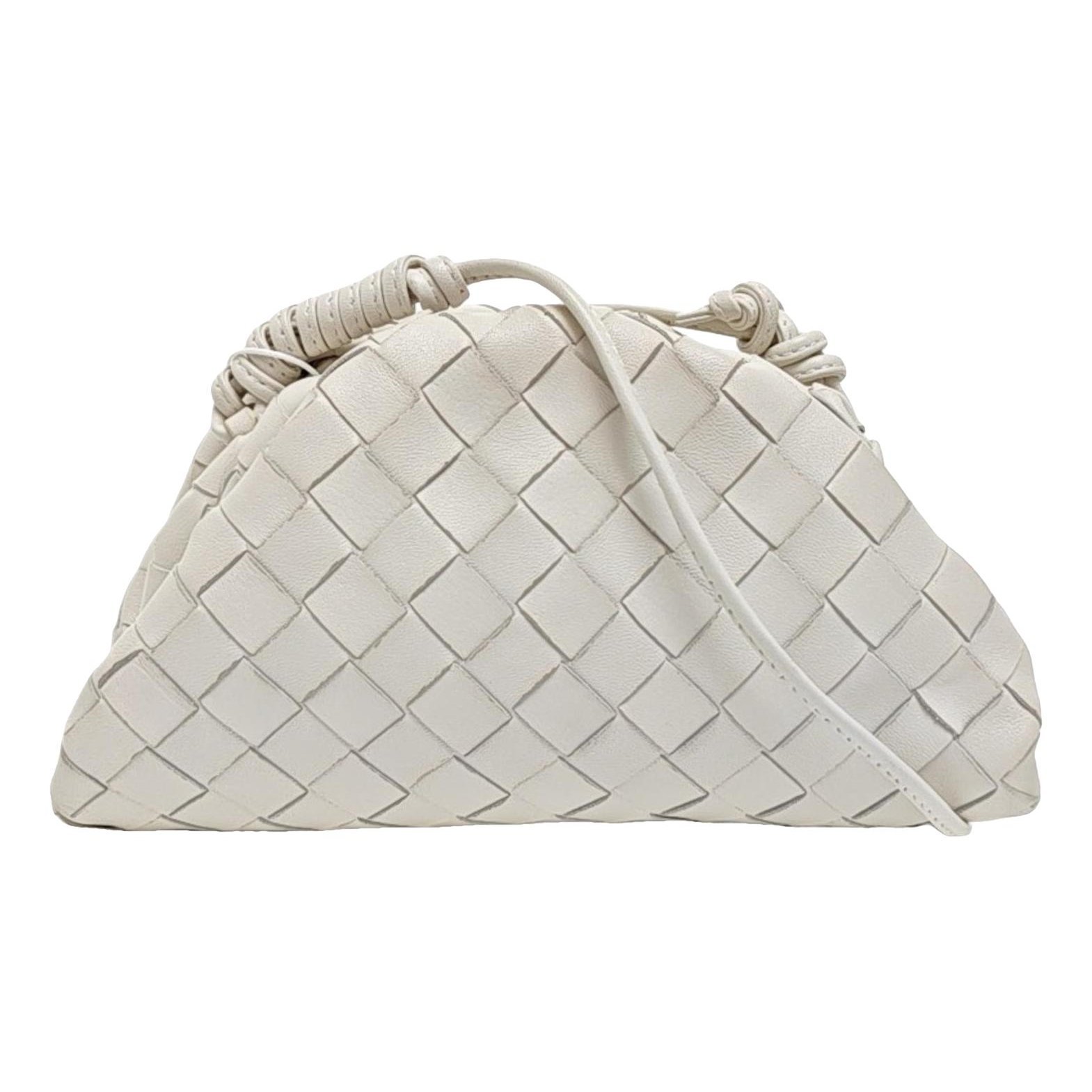 Pouch leather crossbody bag