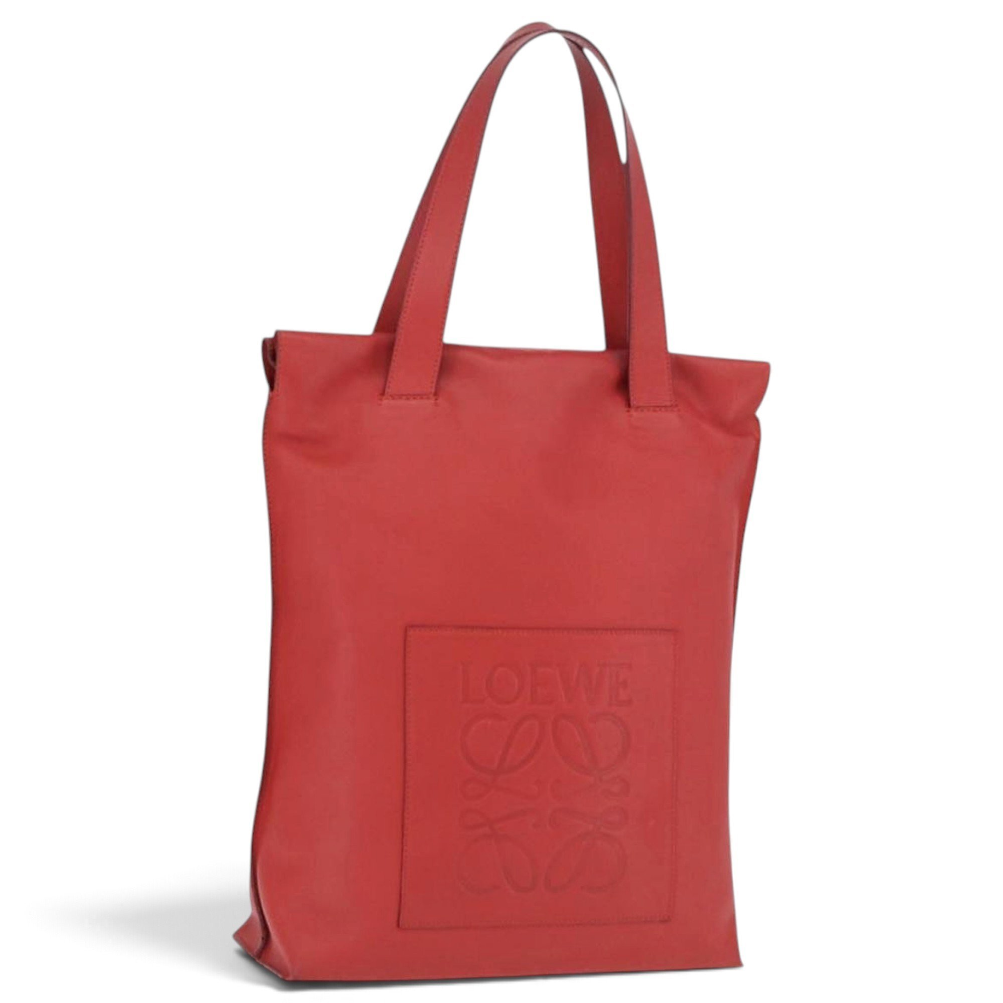 Leather tote