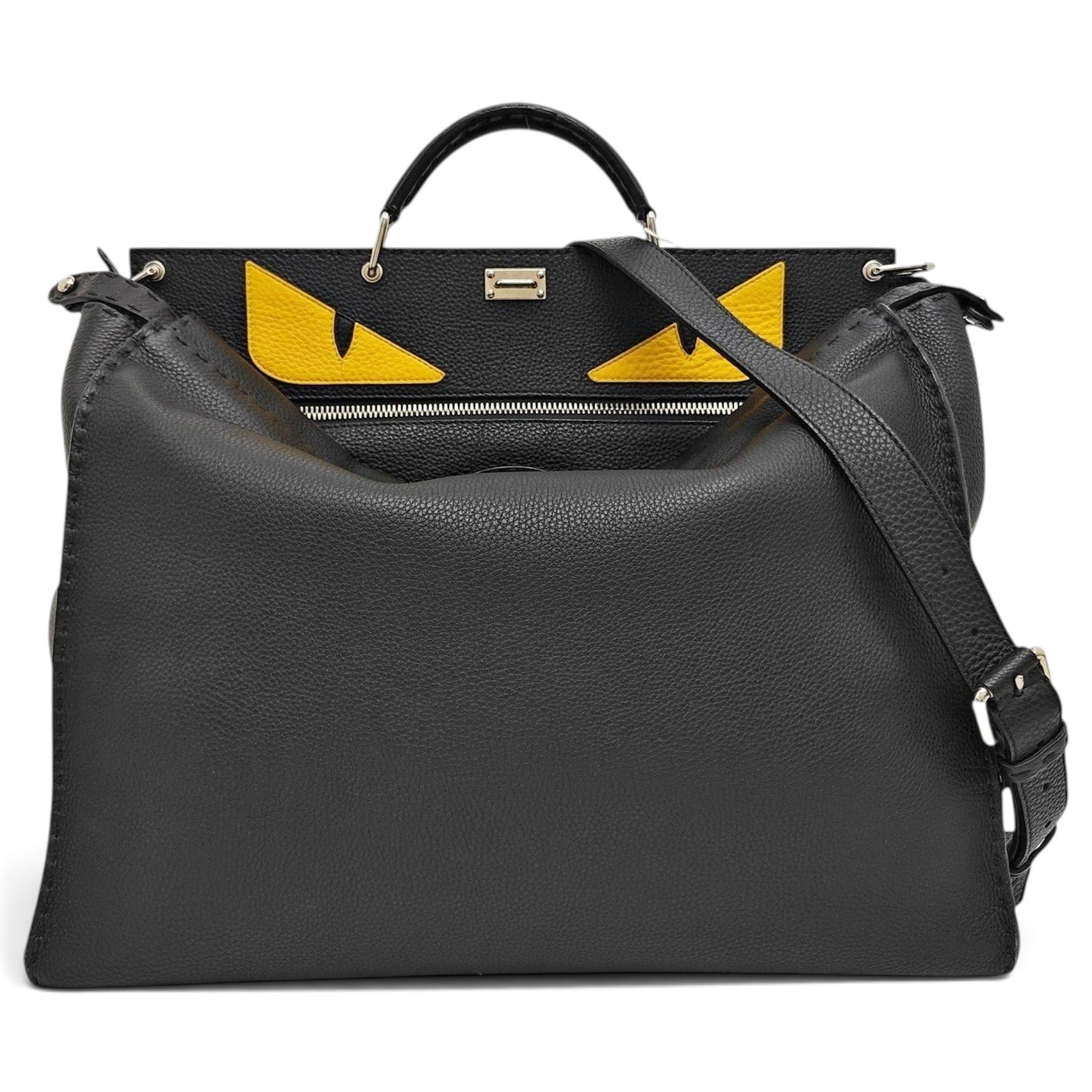Peekaboo leather handbag