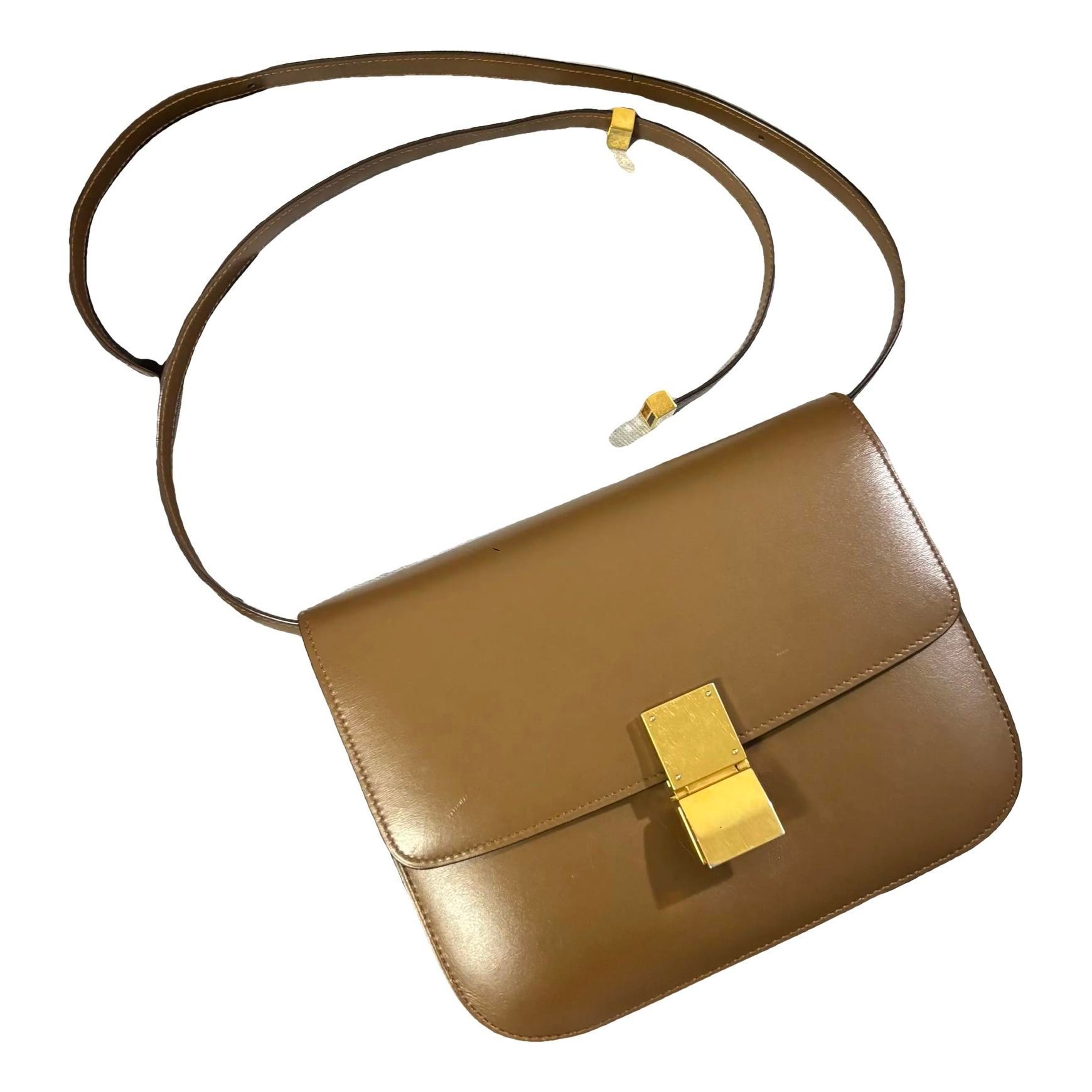 Classic leather crossbody bag