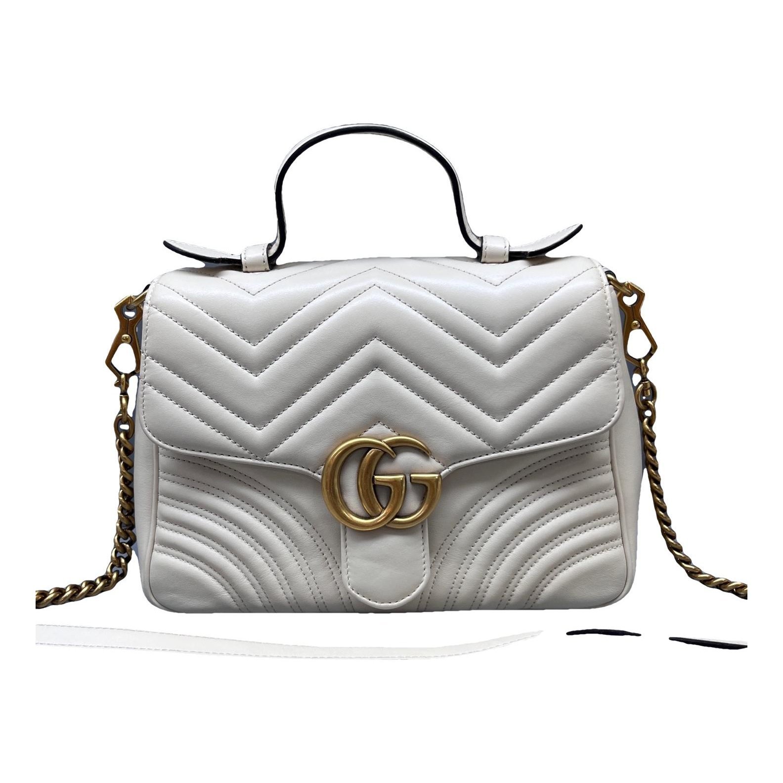 GG Marmont Flap leather handbag
