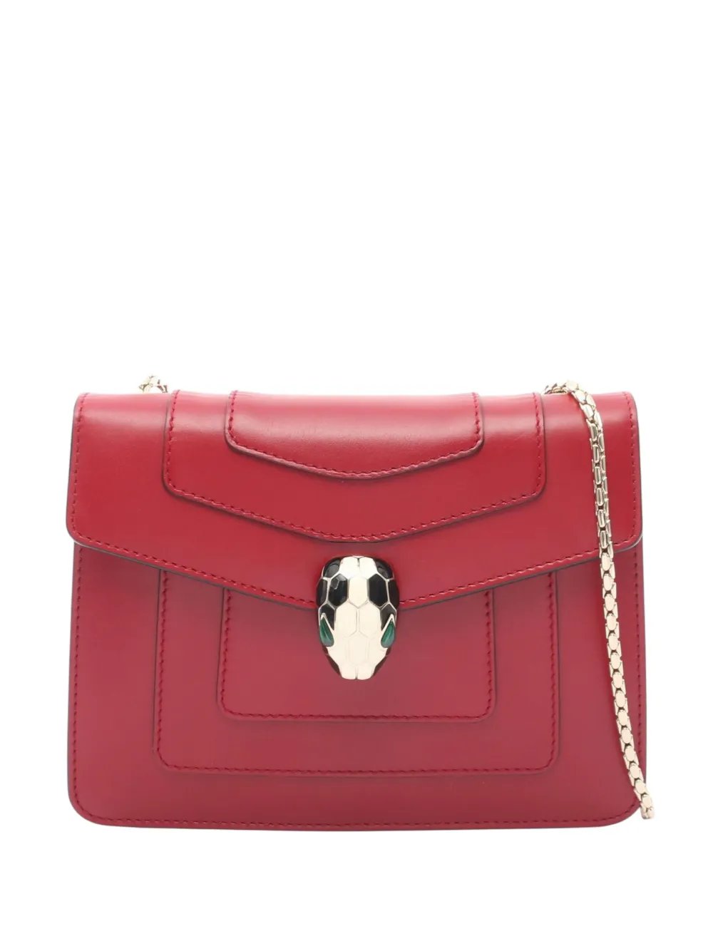 2010-2026 Small Leather Square Serpenti Forever Chain crossbody bag