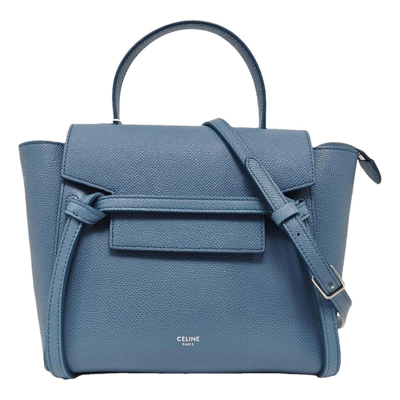 Belt leather handbag