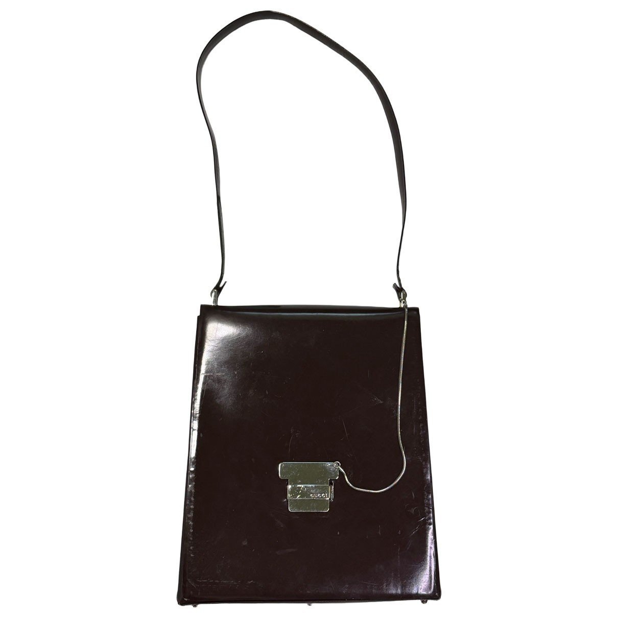 Patent leather handbag