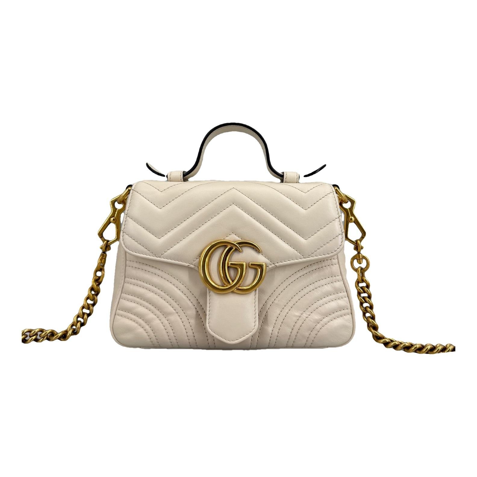 GG Marmont Flap leather handbag