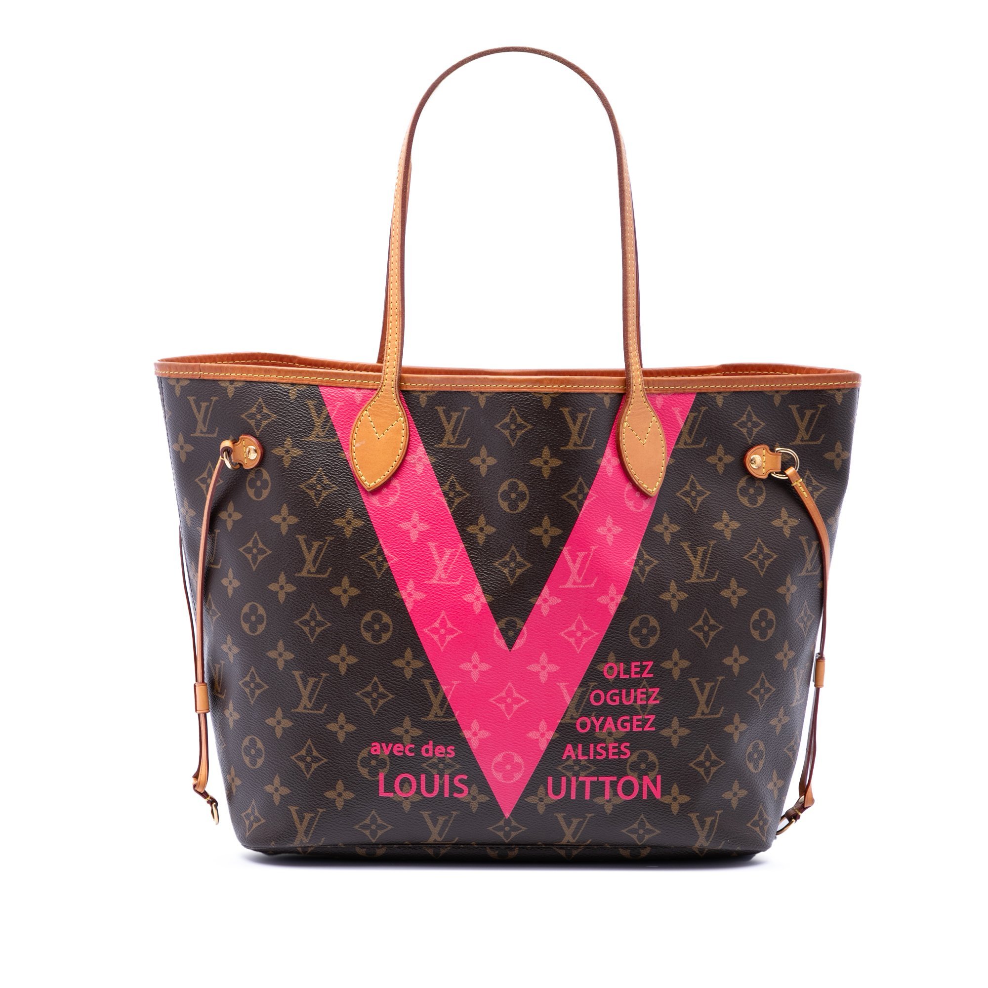 Neverfull leather handbag