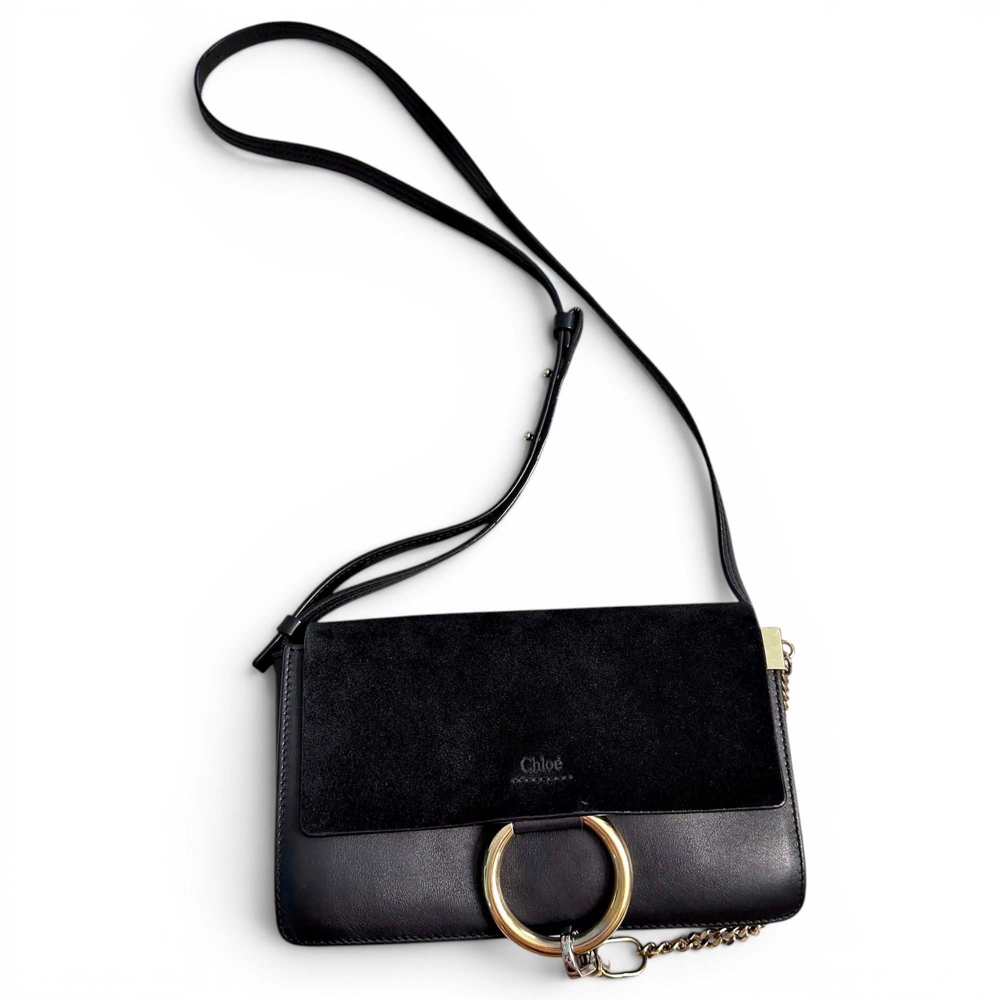 Faye leather crossbody bag