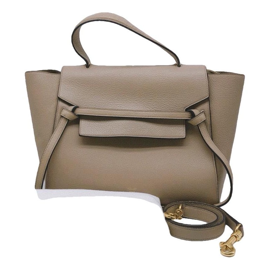 Belt leather handbag