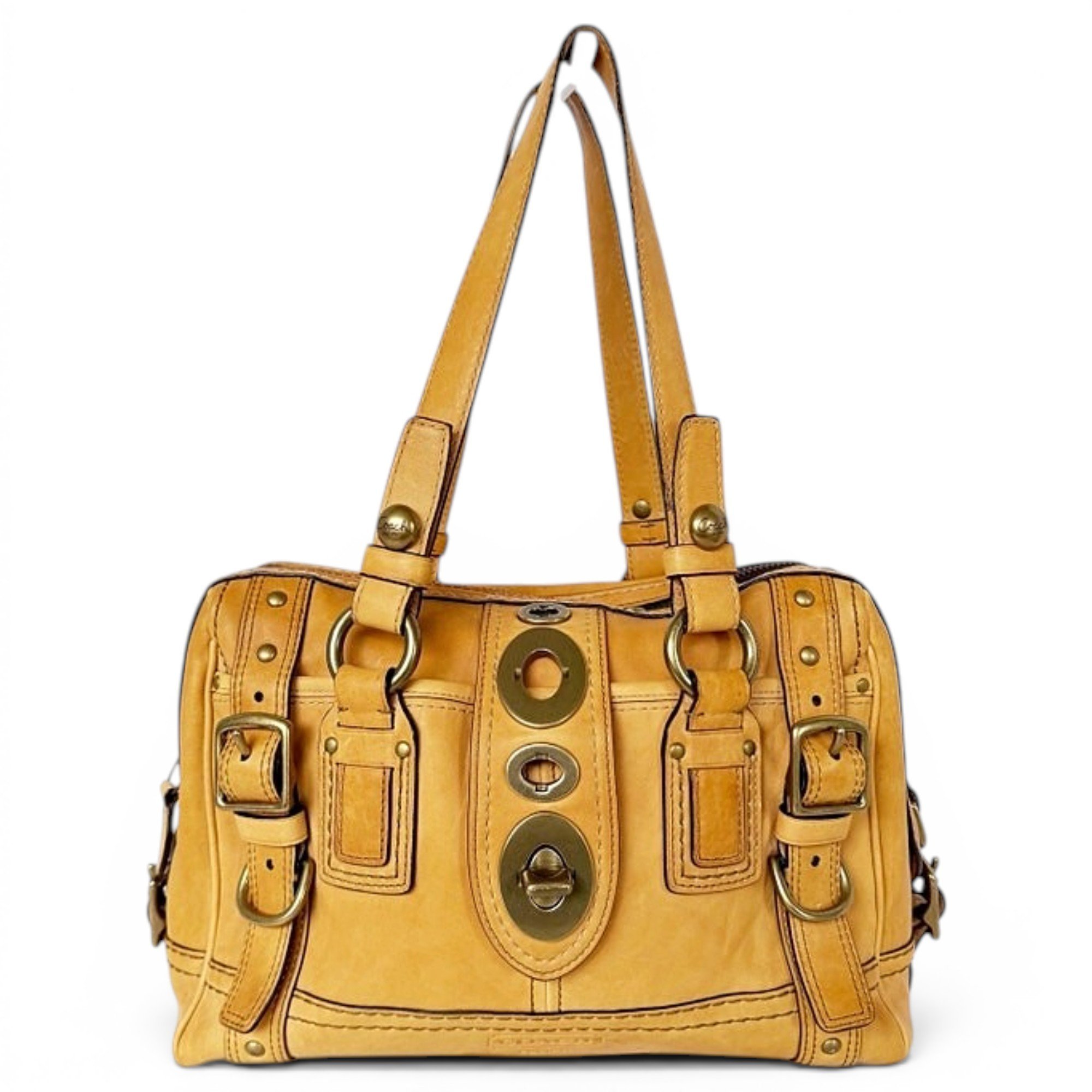 Leather handbag