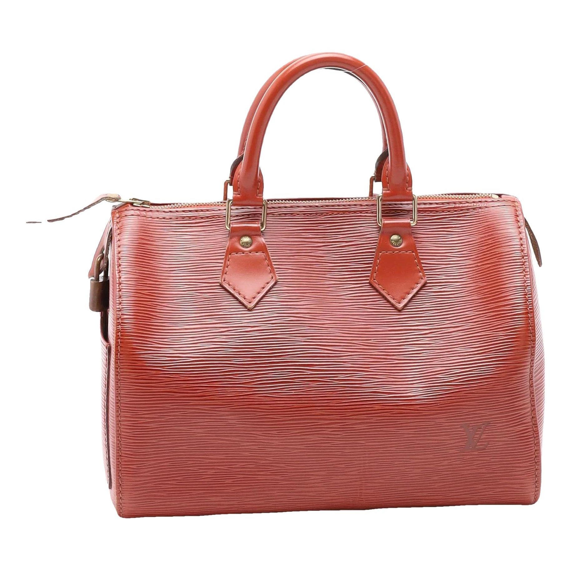 Speedy leather handbag