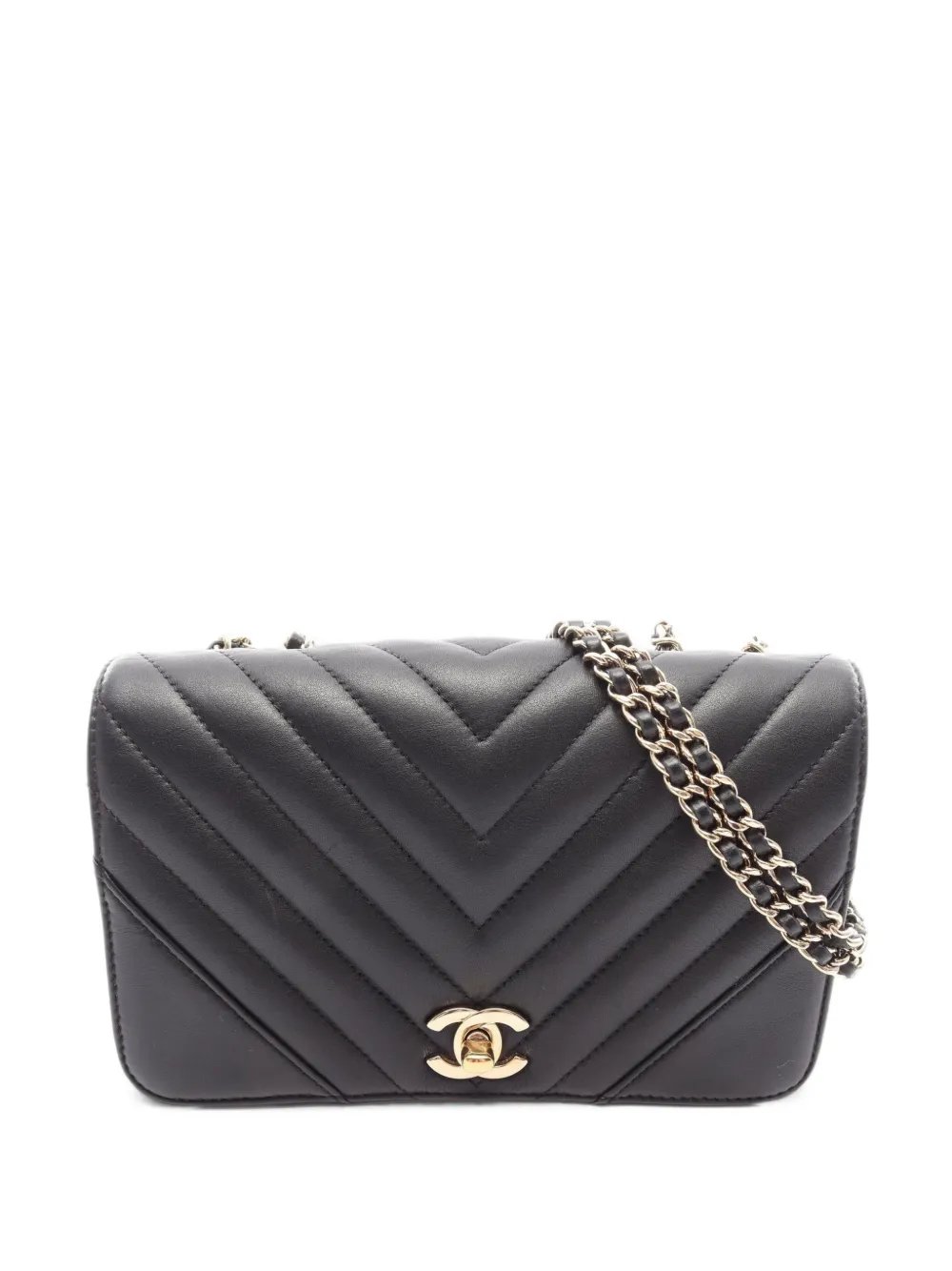 2017-2018 Chevron V-stitch shoulder bag