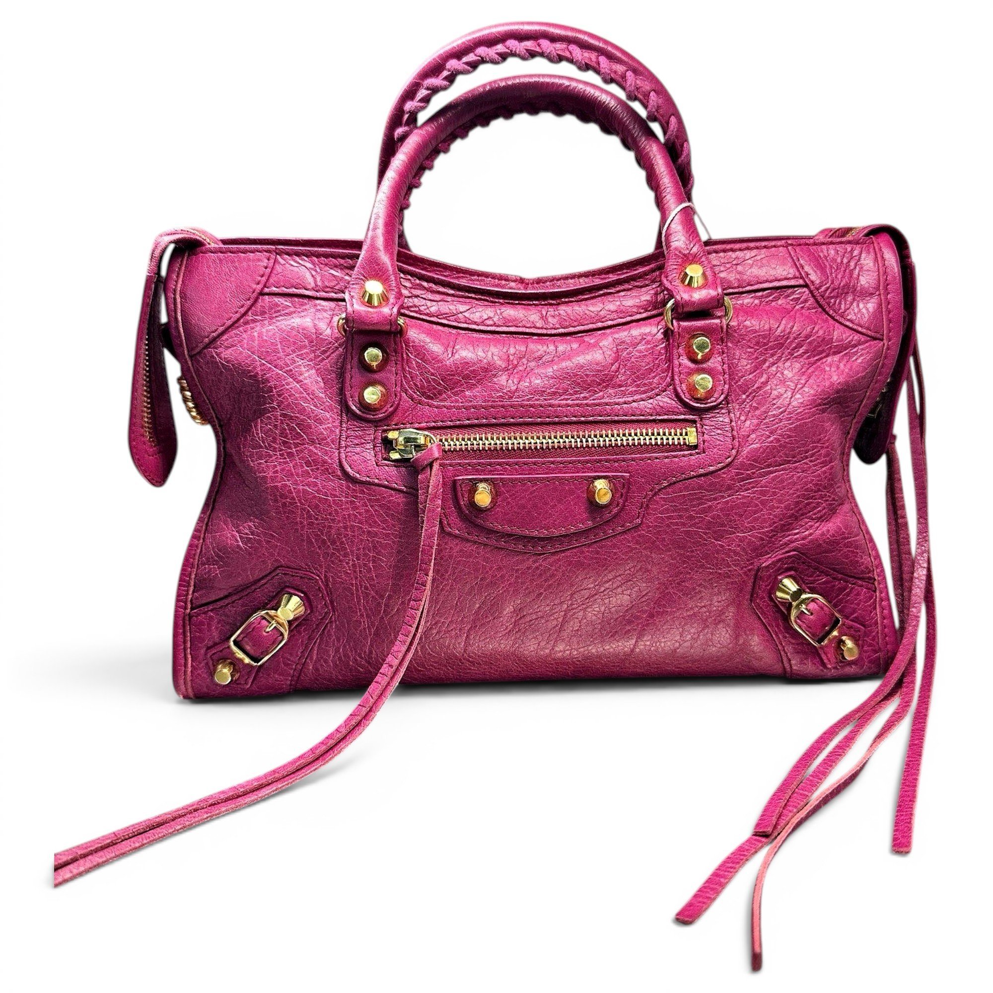 Leather handbag