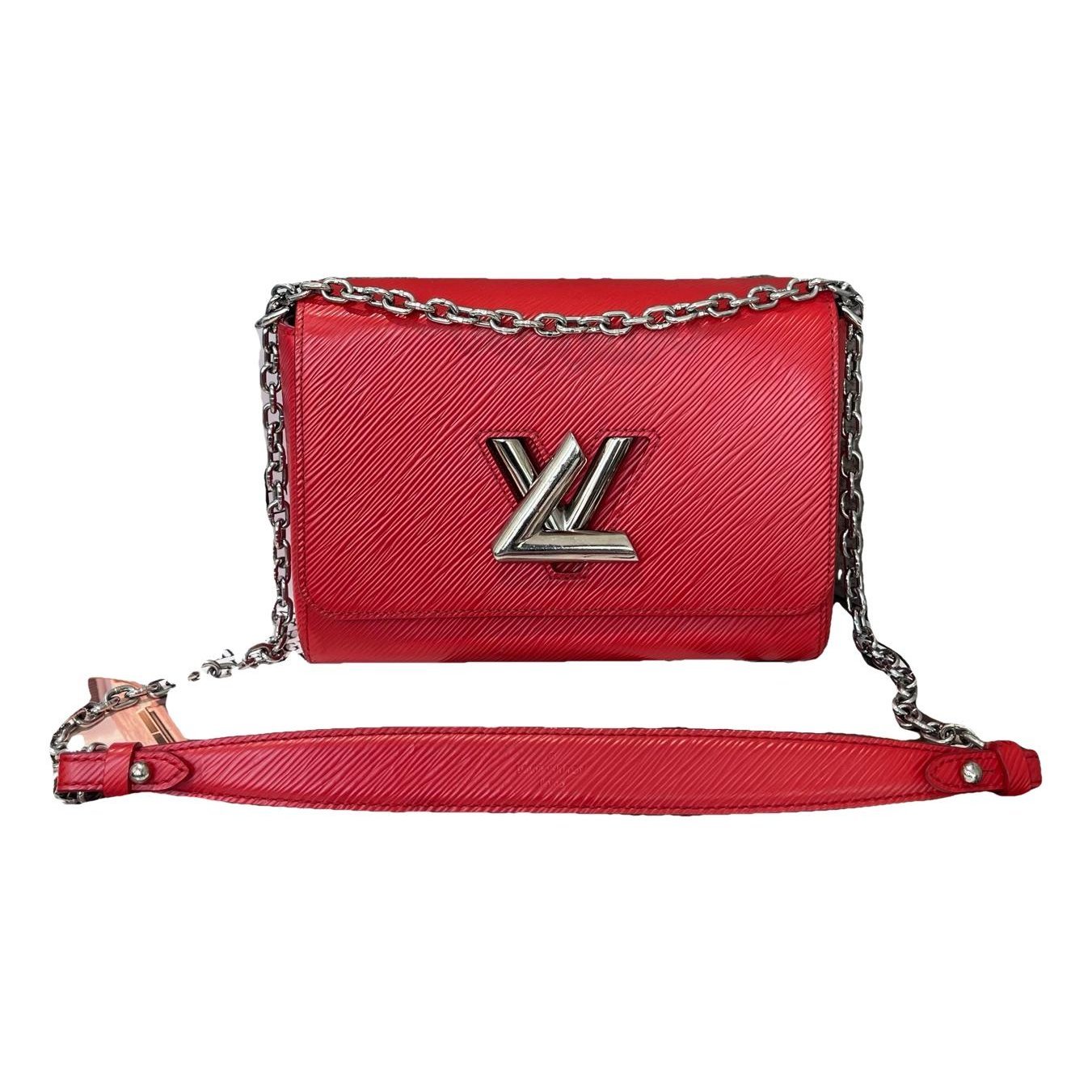 Twist leather handbag