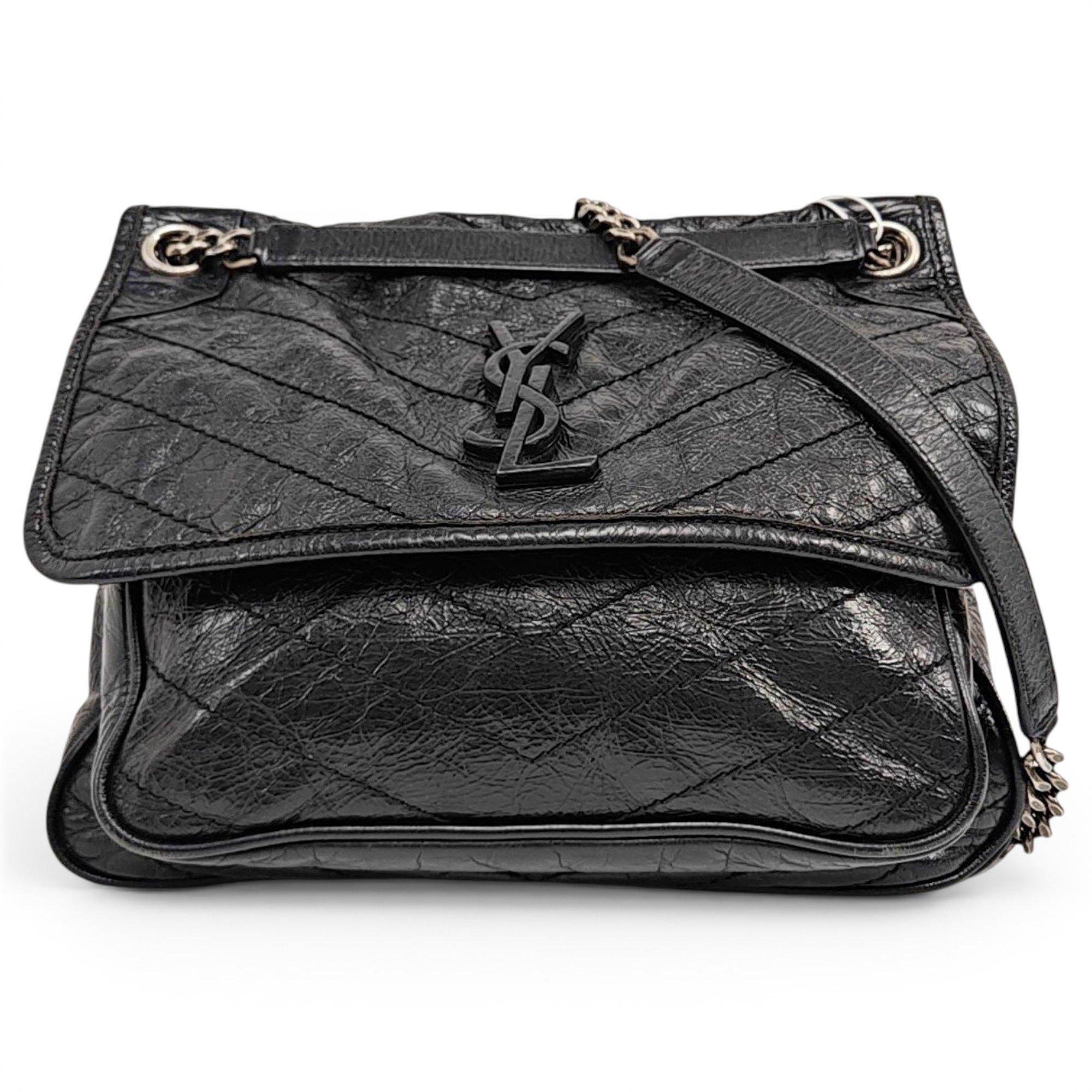 Niki leather crossbody bag