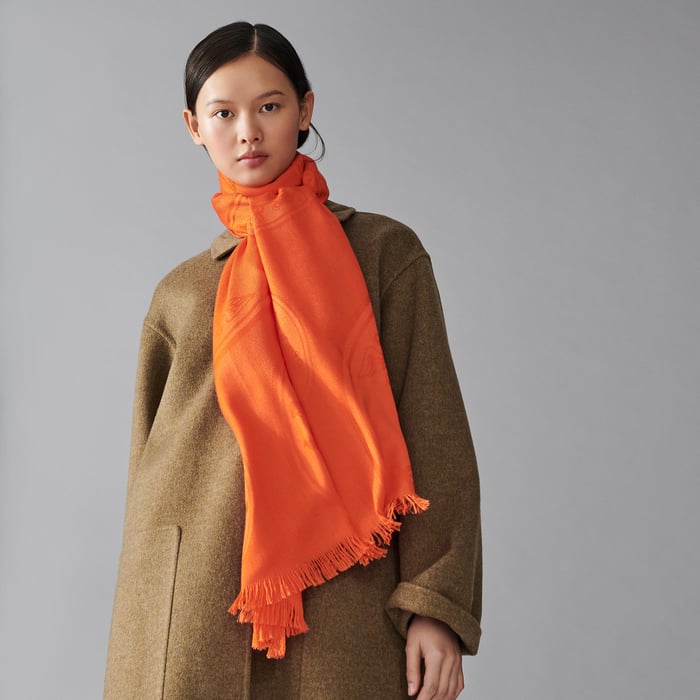 Orange Vif New Libris Stole