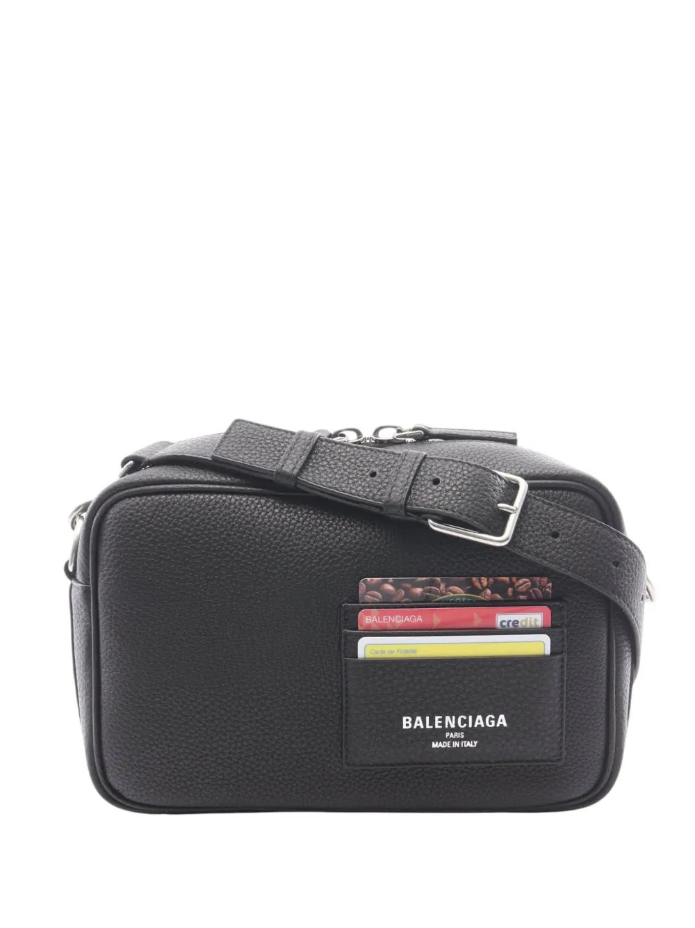 Balenciaga 20th Century Leather Credit Camera Bag crossbody bag