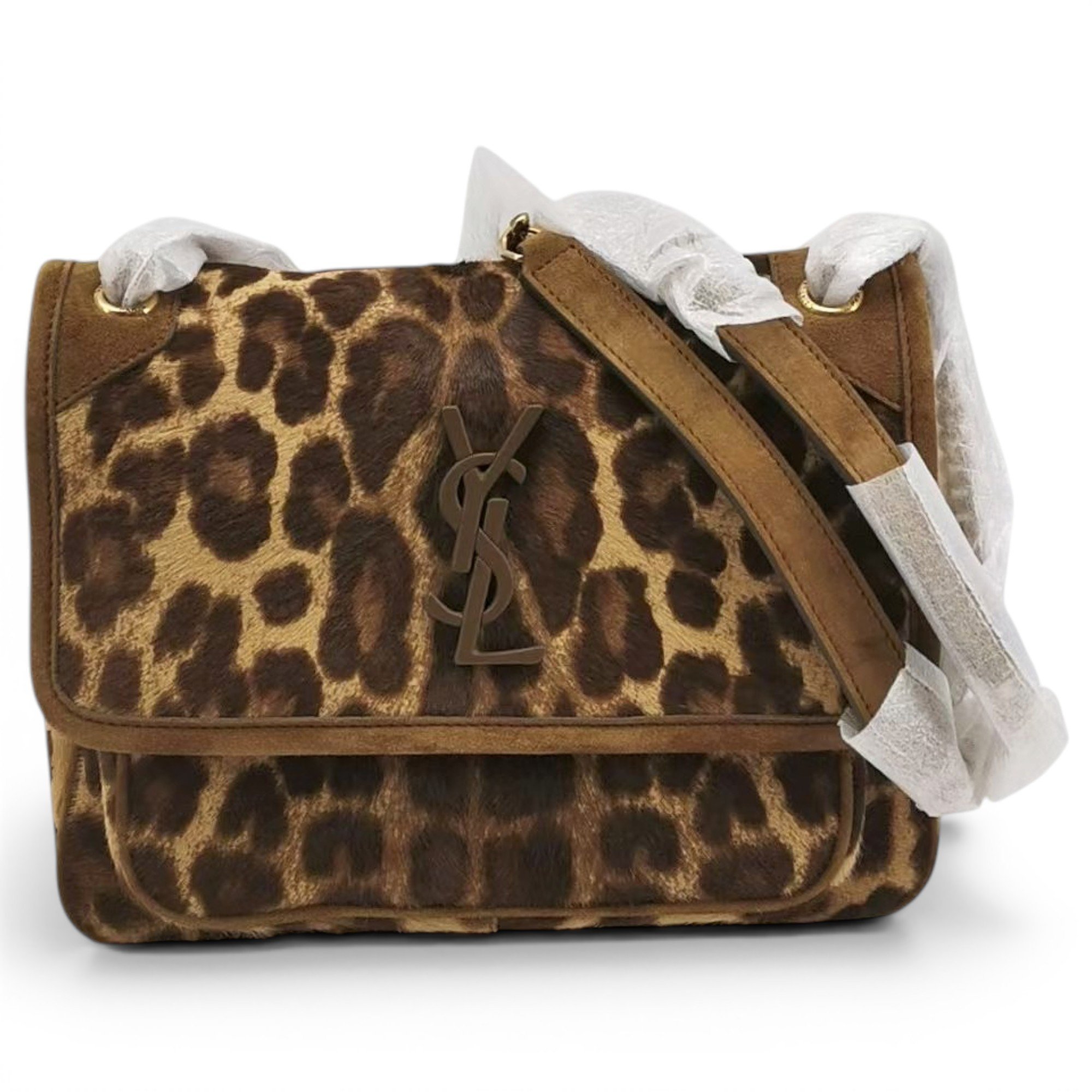 Niki pony-style calfskin crossbody bag