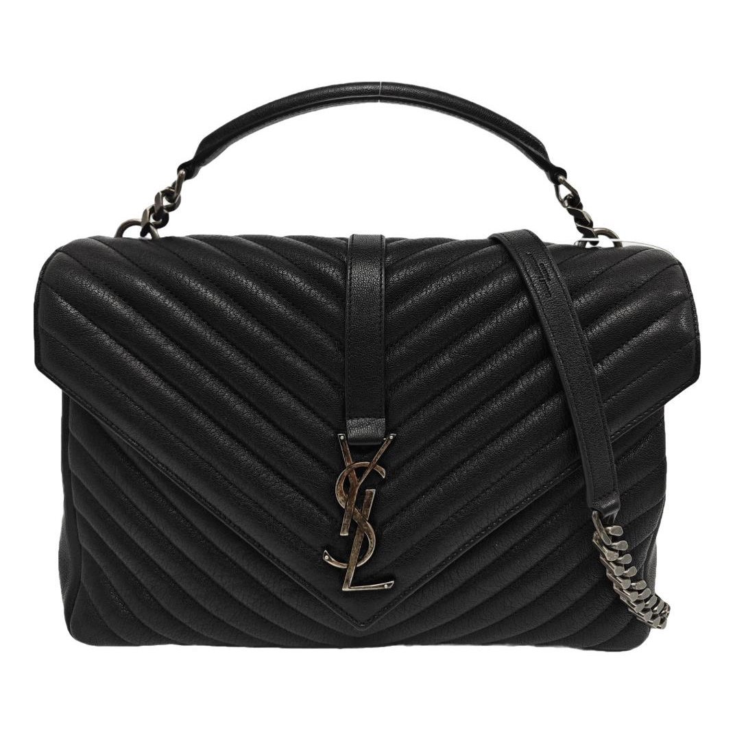 Collége monogramme leather handbag