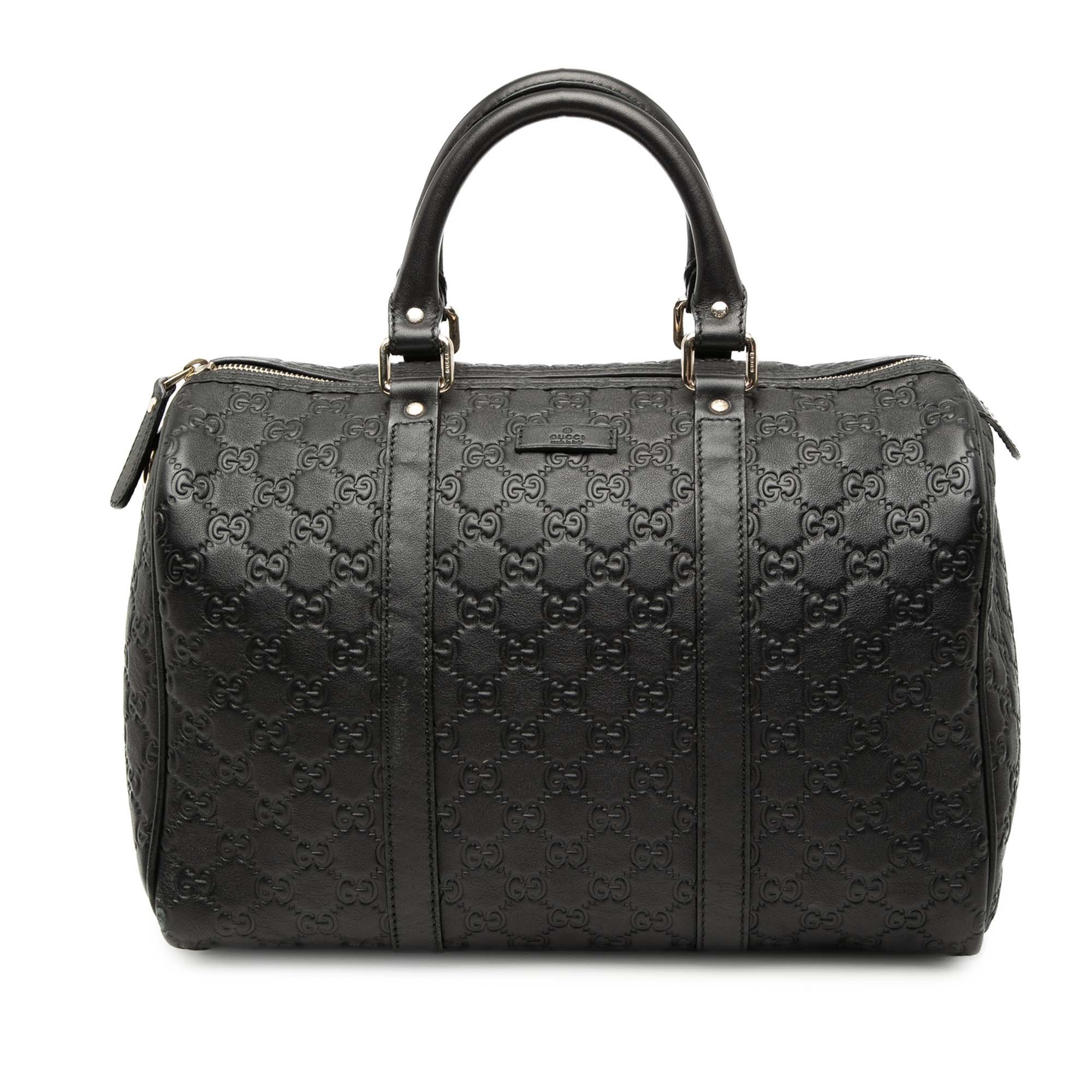 Boston leather bag