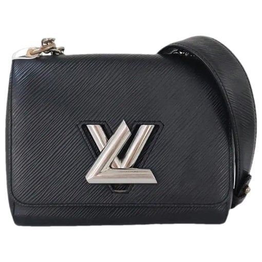 Twist leather crossbody bag