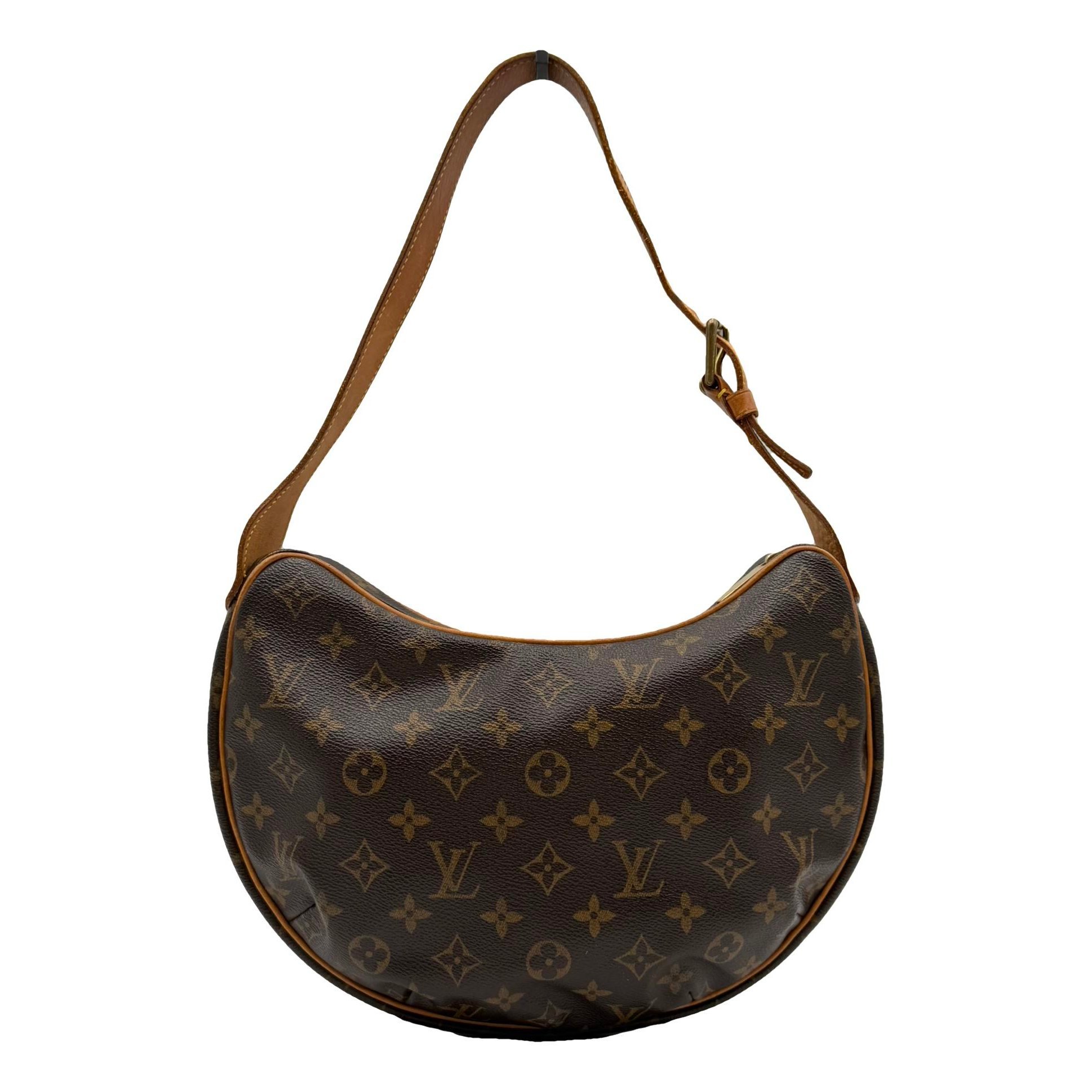 Croissant leather handbag