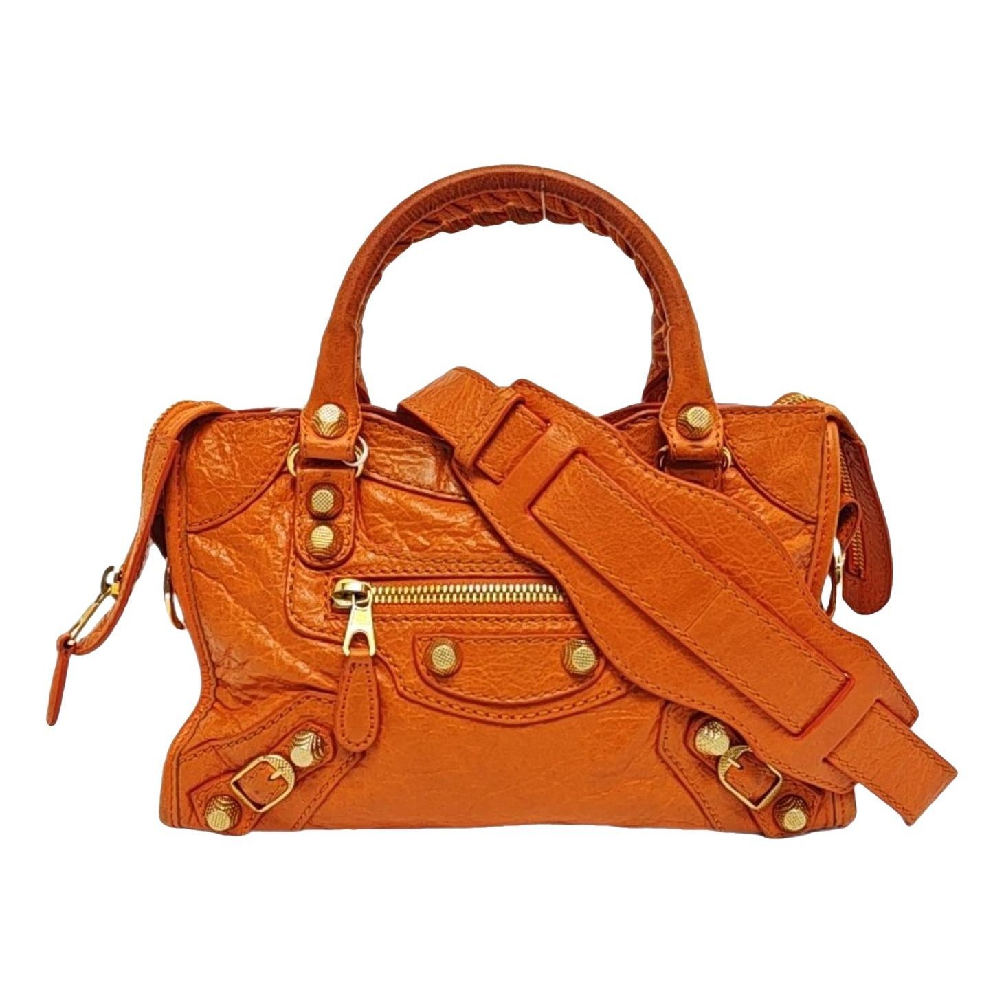 Leather handbag