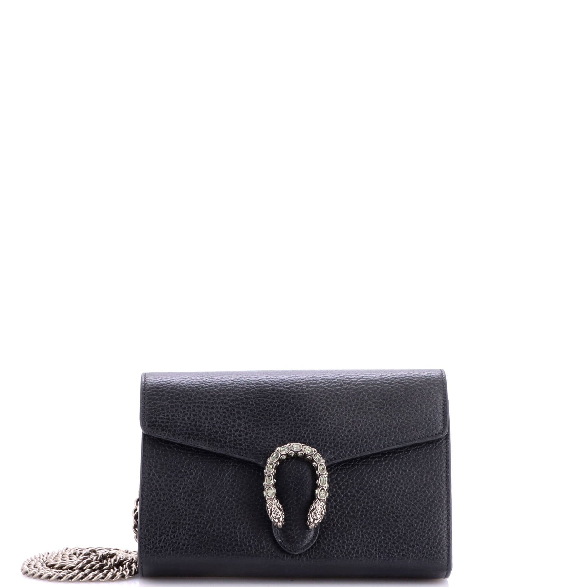 Dionysus Chain Wallet Leather with Embellished Detail Small