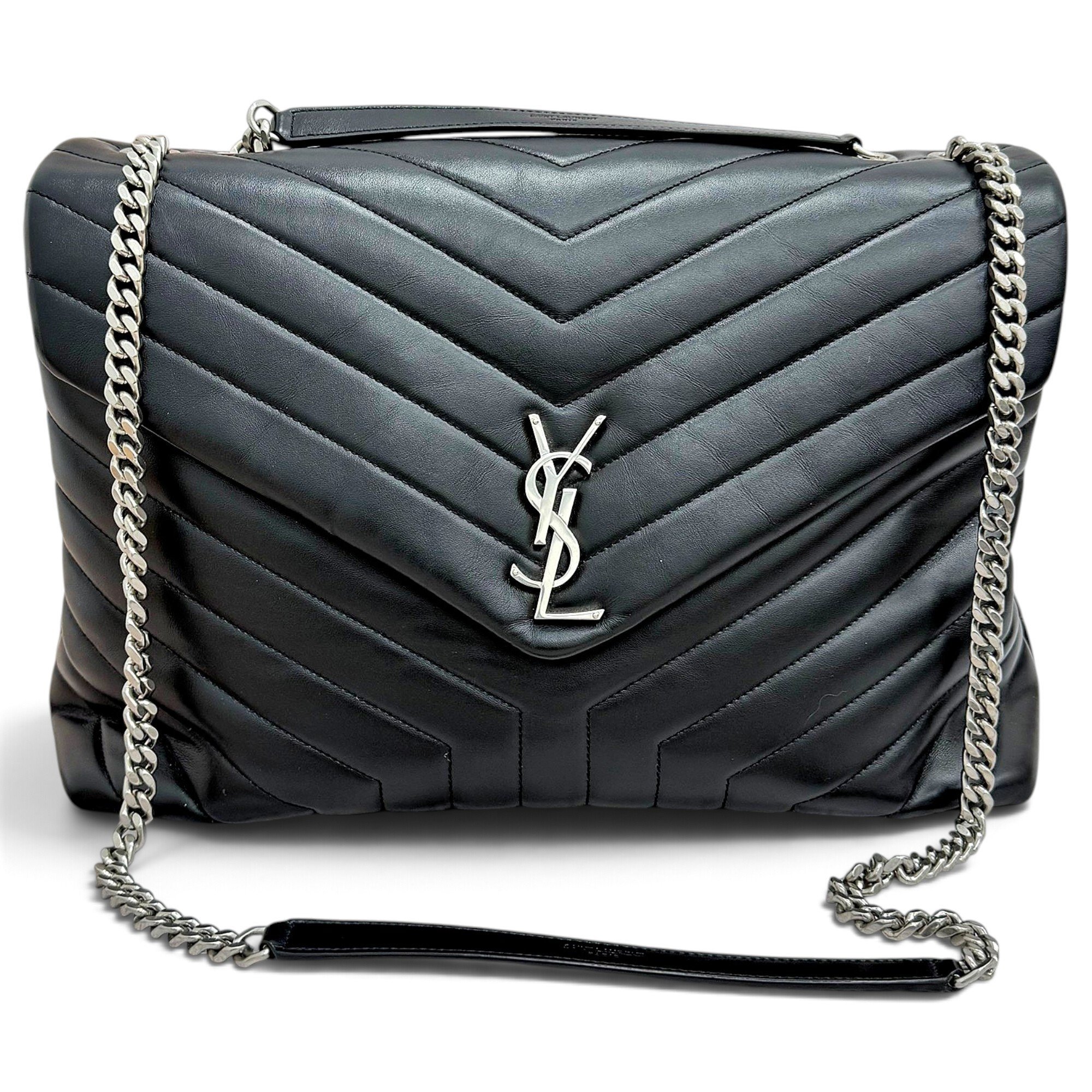 Loulou leather handbag
