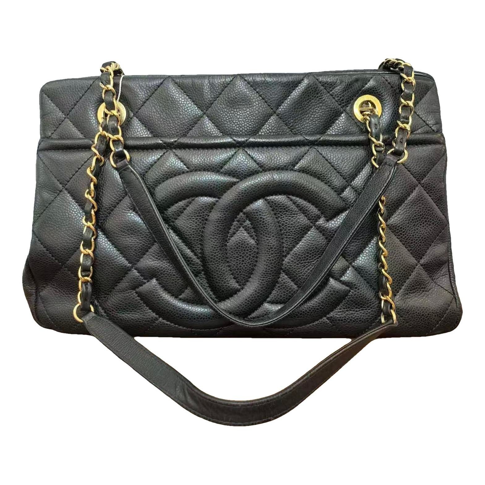 Leather tote