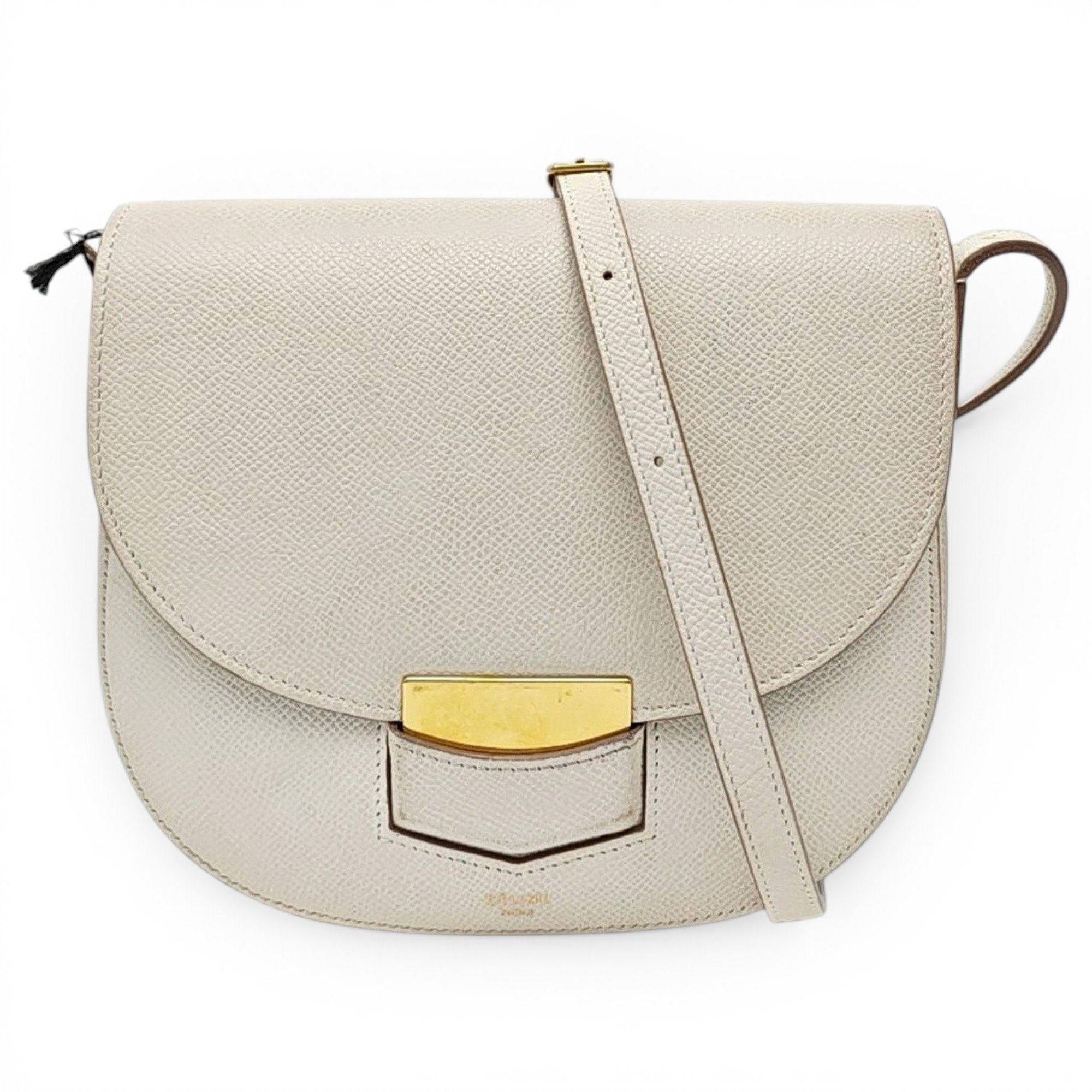 Trotteur leather handbag