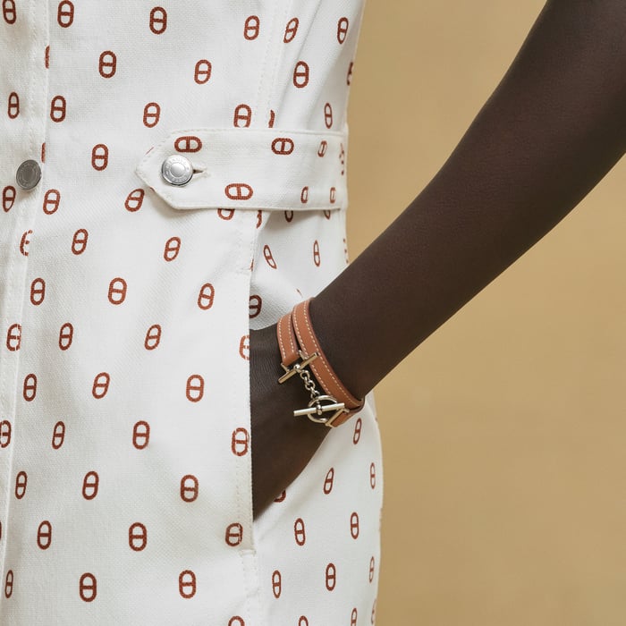 Marron Fauve "Chaine d'Ancre" Dress