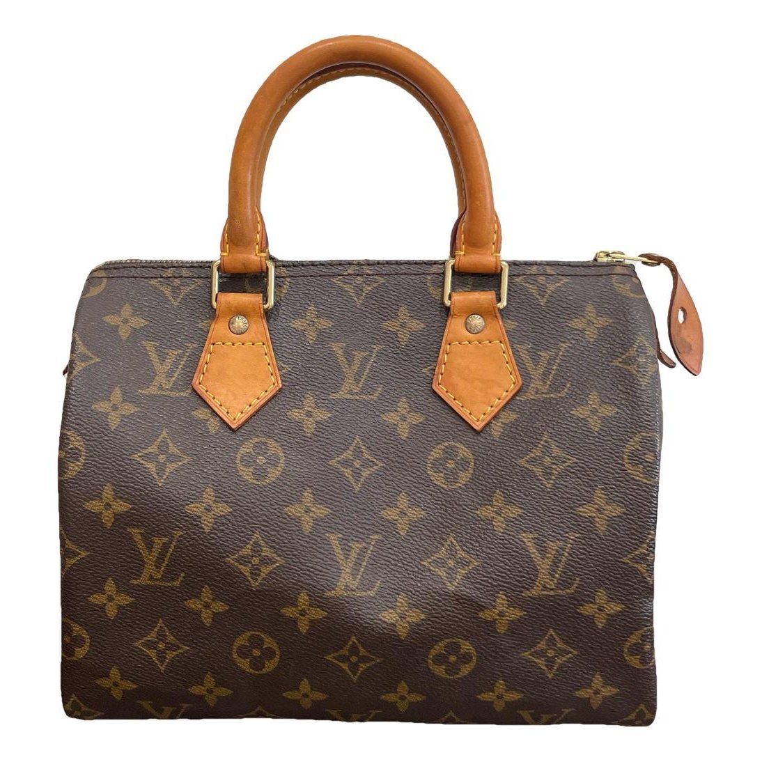 Speedy leather handbag